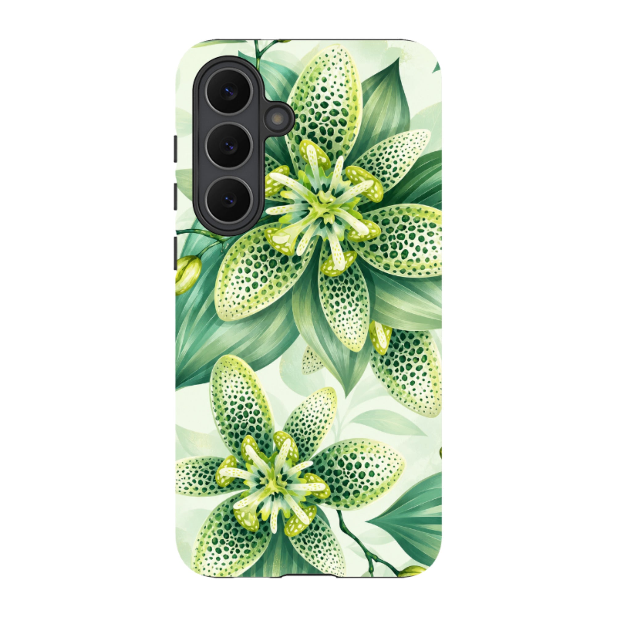 Samsung Tough Case - Sage Green Lily