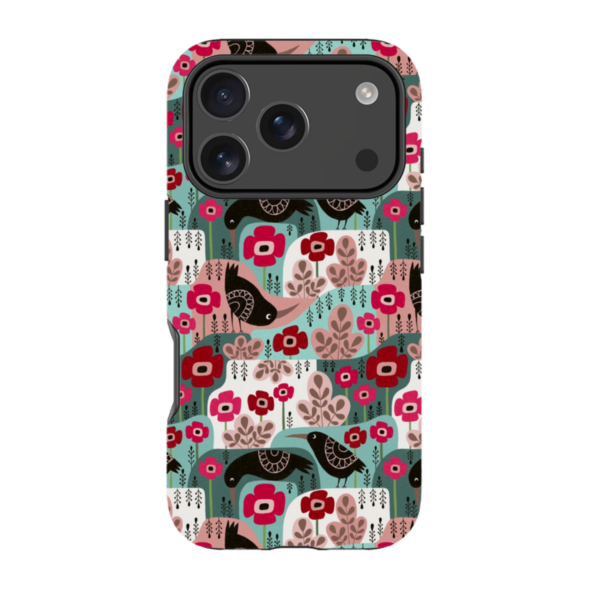 iPhone Tough Case - Poppies And Crow By Suzy Taylor