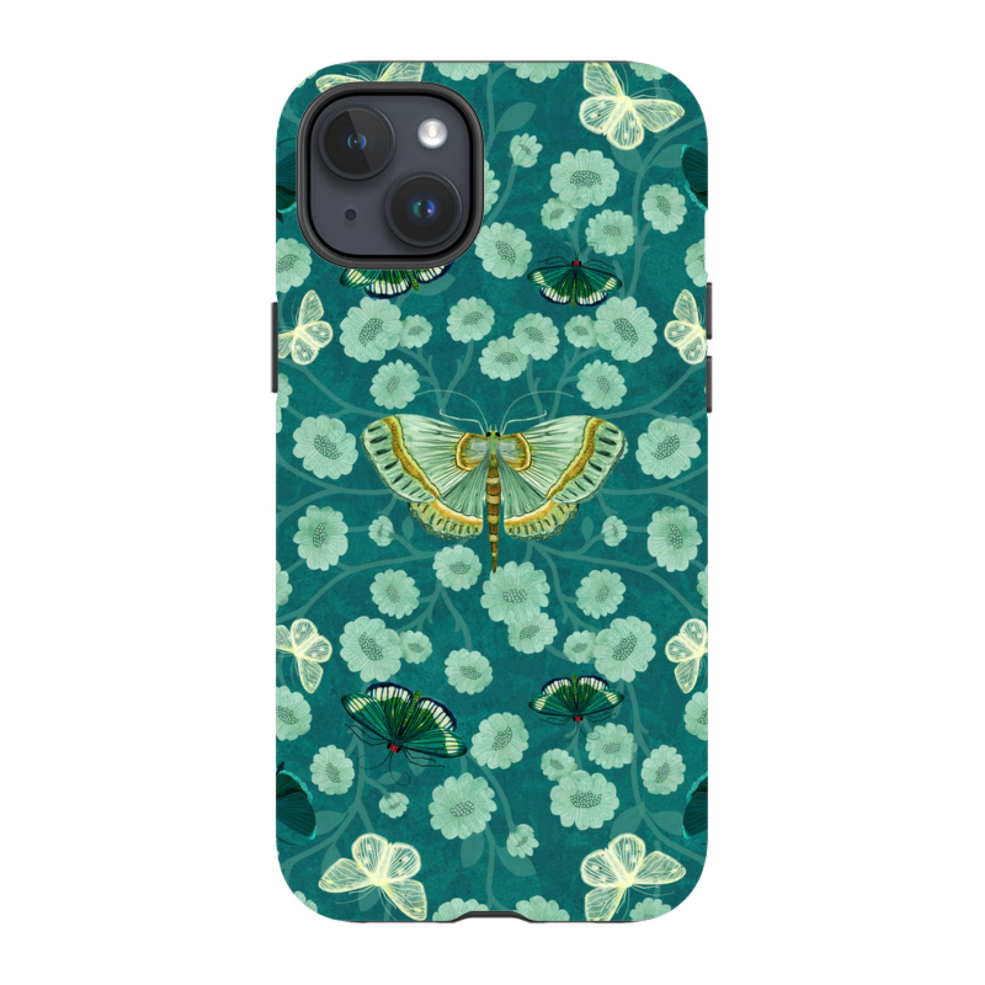 iPhone MagSafe Tough Case - Medium Moth 2 By Katherine Quinn