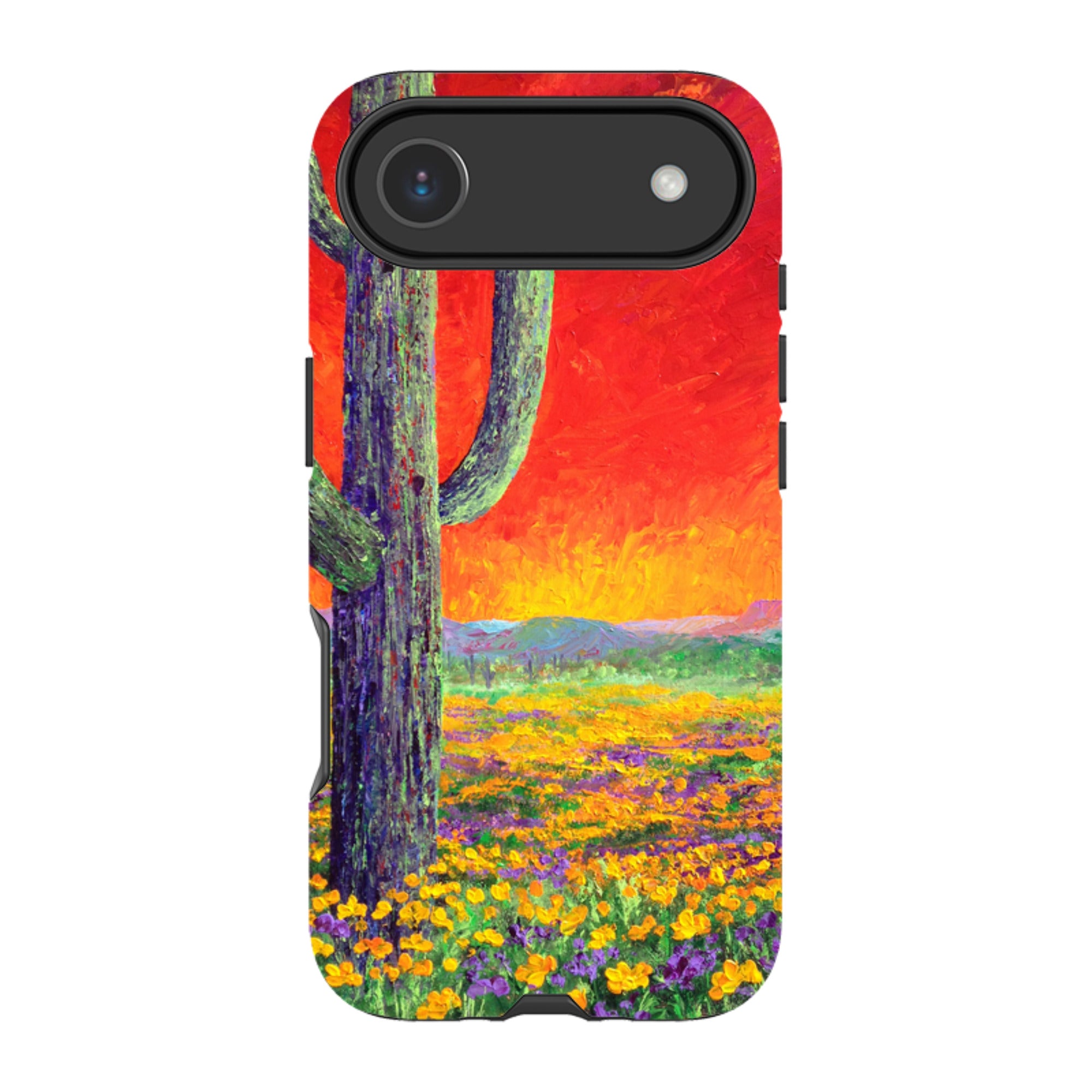 iPhone MagSafe Tough Case - Saguaro Sunset By Linda Calvert Jacobson