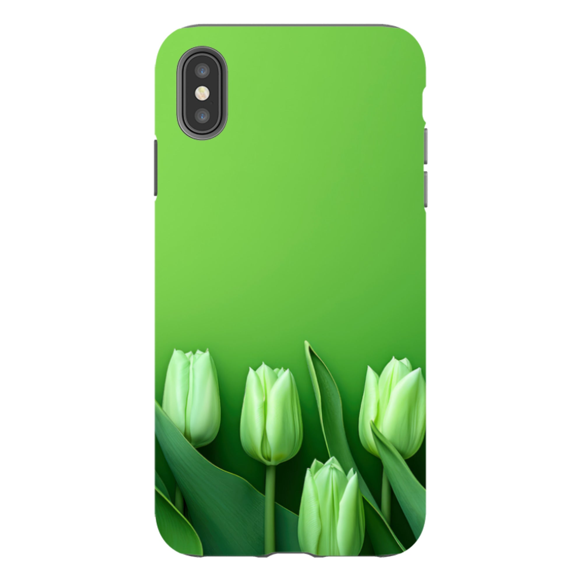 iPhone Tough Case -Green Floral