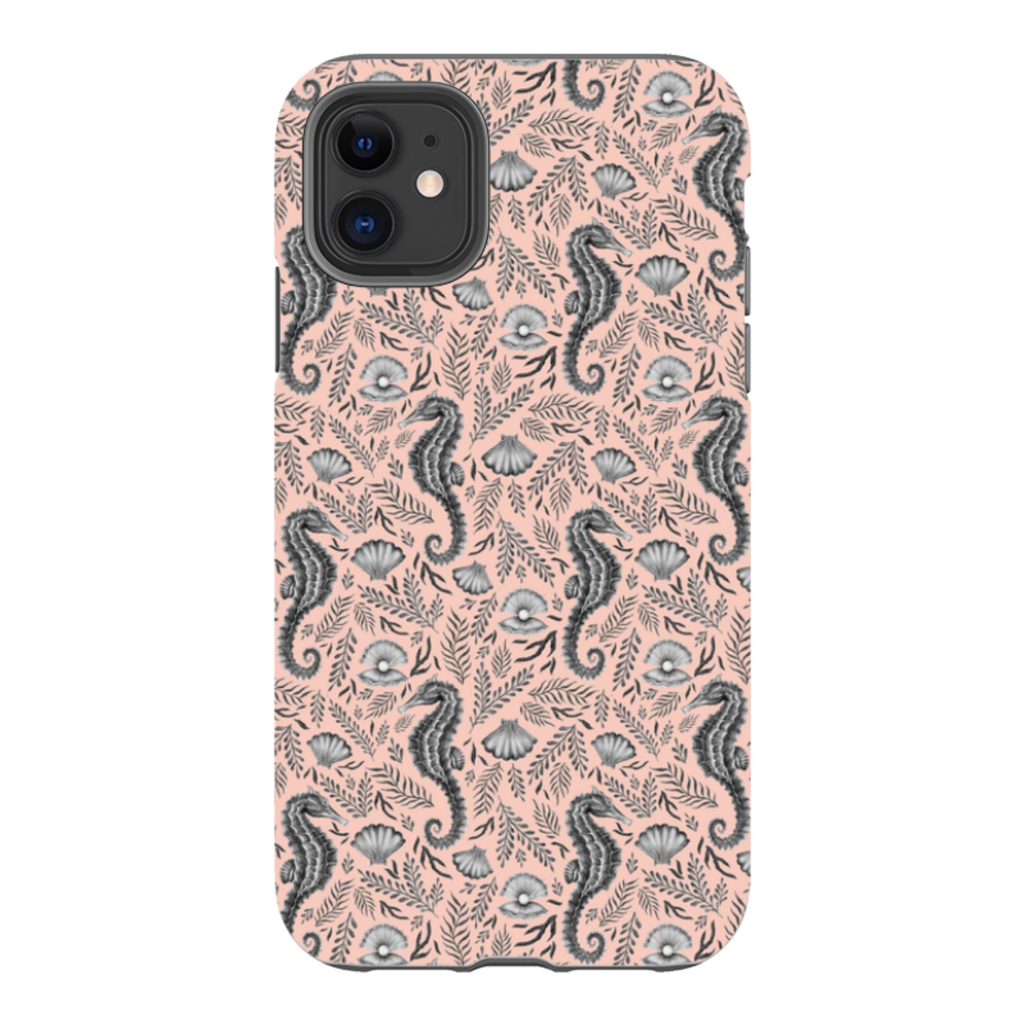 iPhone Tough Case - Seahorse Coral By Catherine Rowe