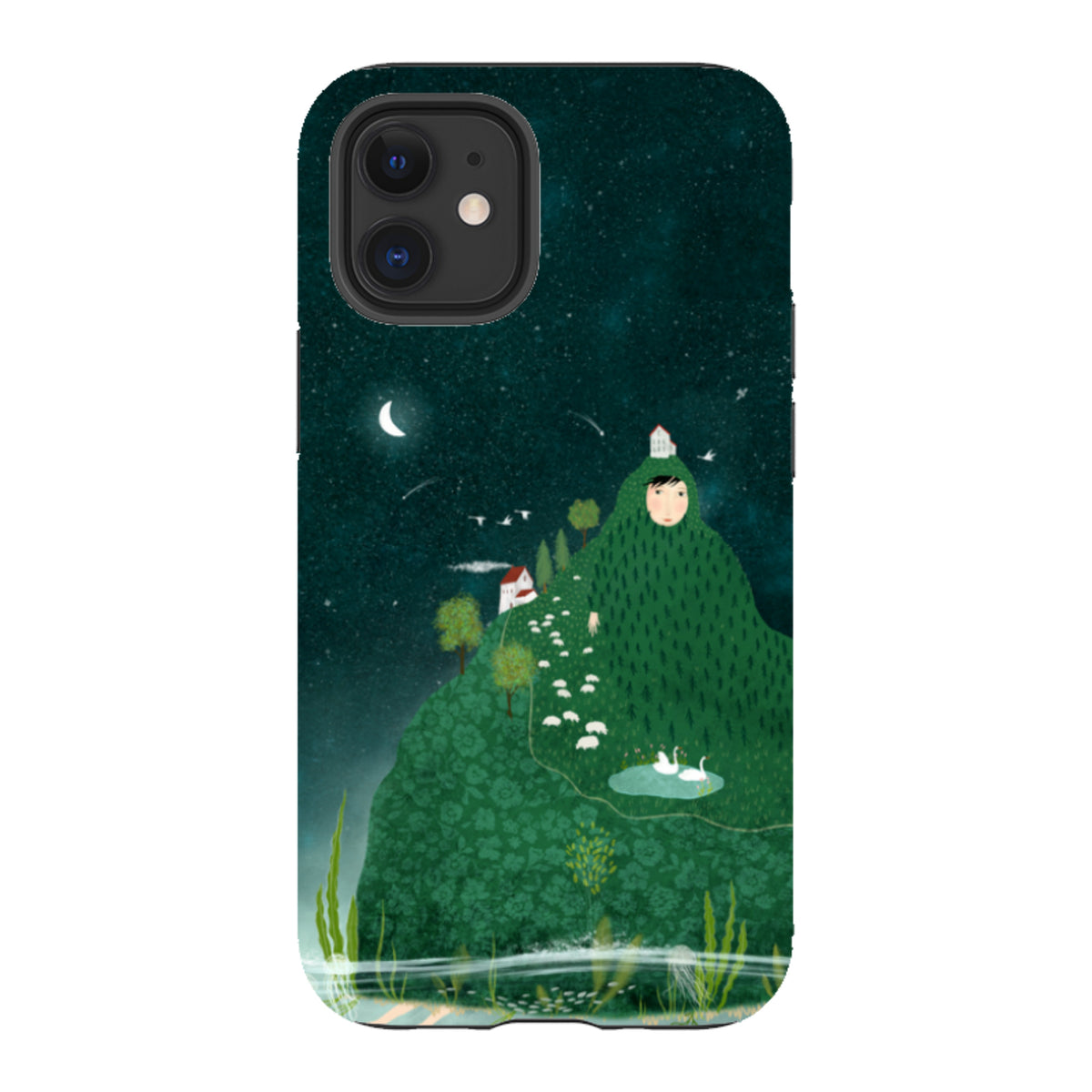 iPhone Tough Case - Hill lady By Katherine Quinn