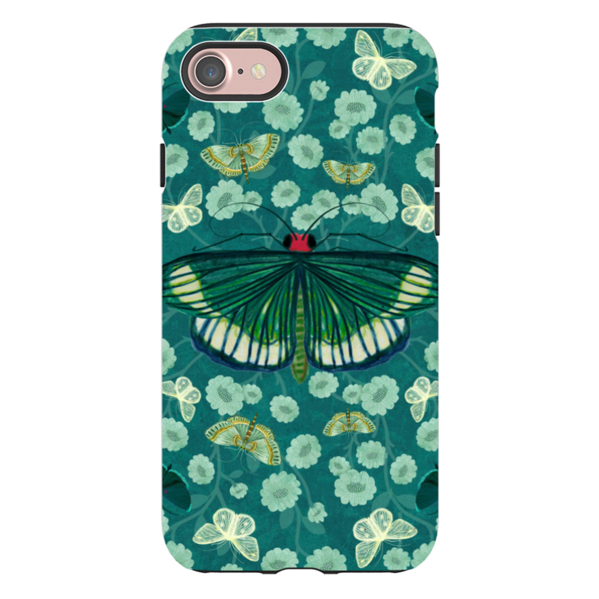 iPhone Tough Case - Big Moth 2 By Katherine Quinn