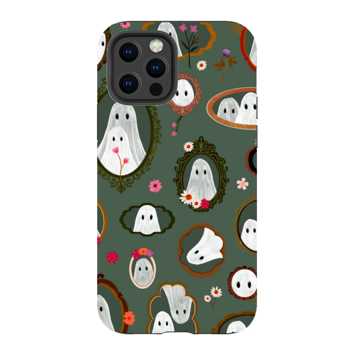 iPhone Tough Case - Framed Ghosts - Pine By Katherine Quinn