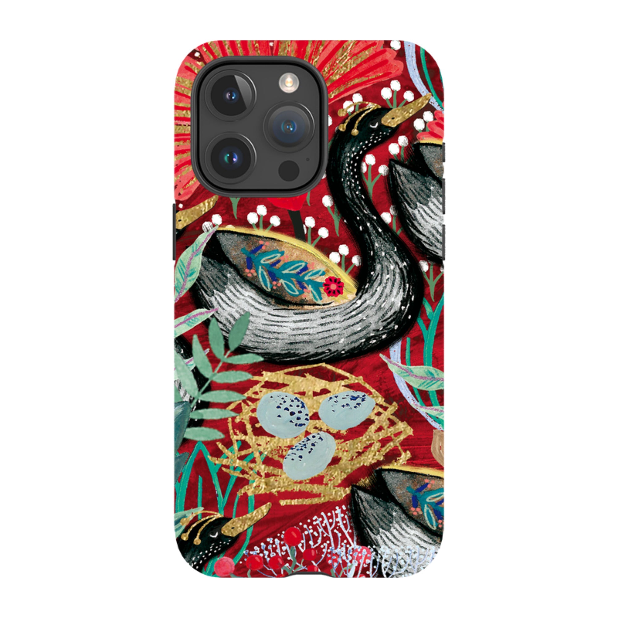 iPhone Tough Case - Eight Geese A Laying By Emma Frances Grant