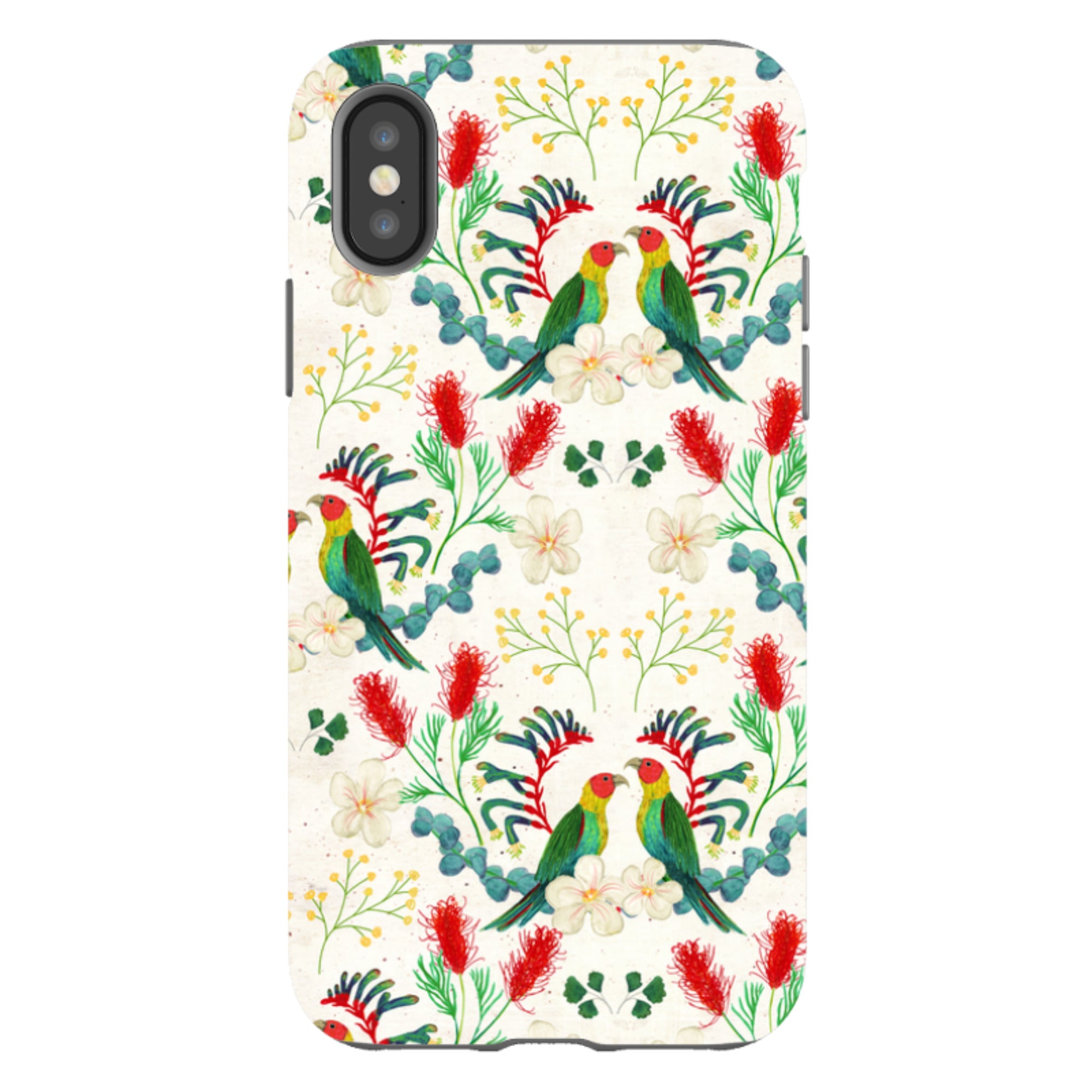 iPhone Tough Case - Rainbow Lorikeet By Katherine Quinn