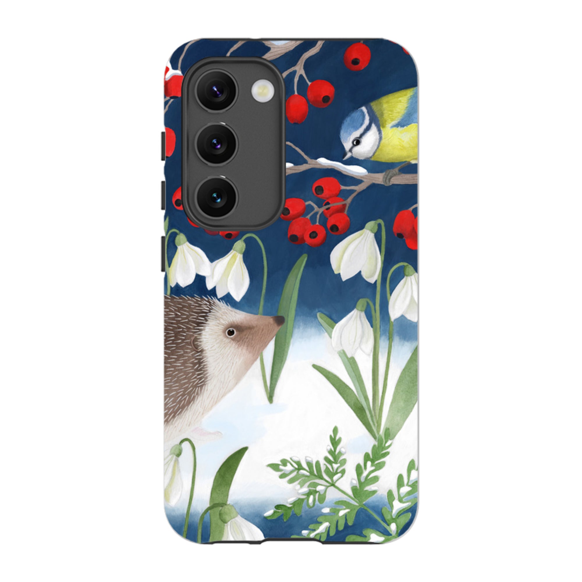 Samsung Tough Case - Blue Tit And Hedgehog By Bex Parkin