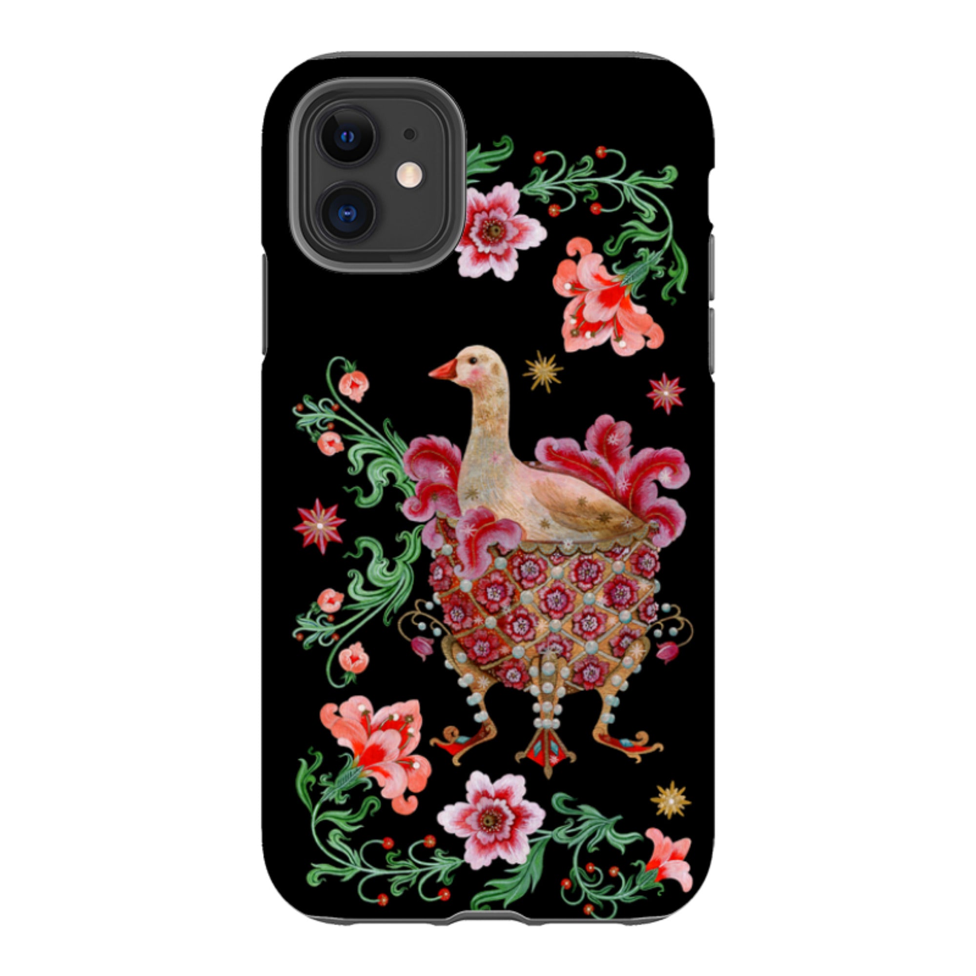 iPhone Tough  Case - Six Geese A Laying By Maria Matos