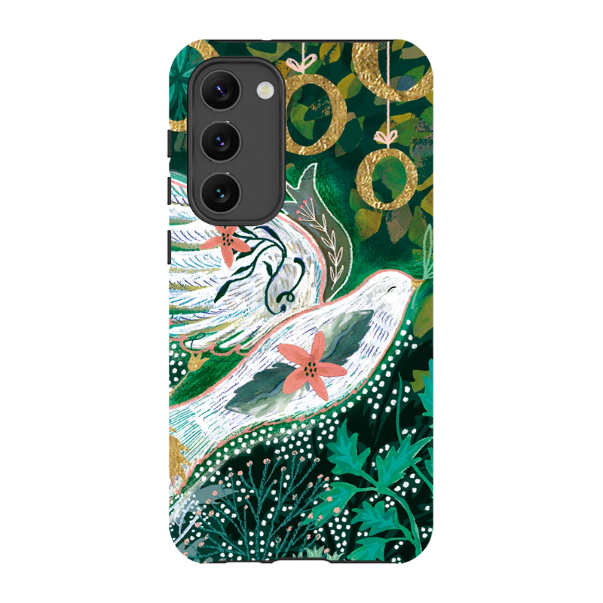 Samsung Tough Case - Gold Rings By Emma Frances Grant