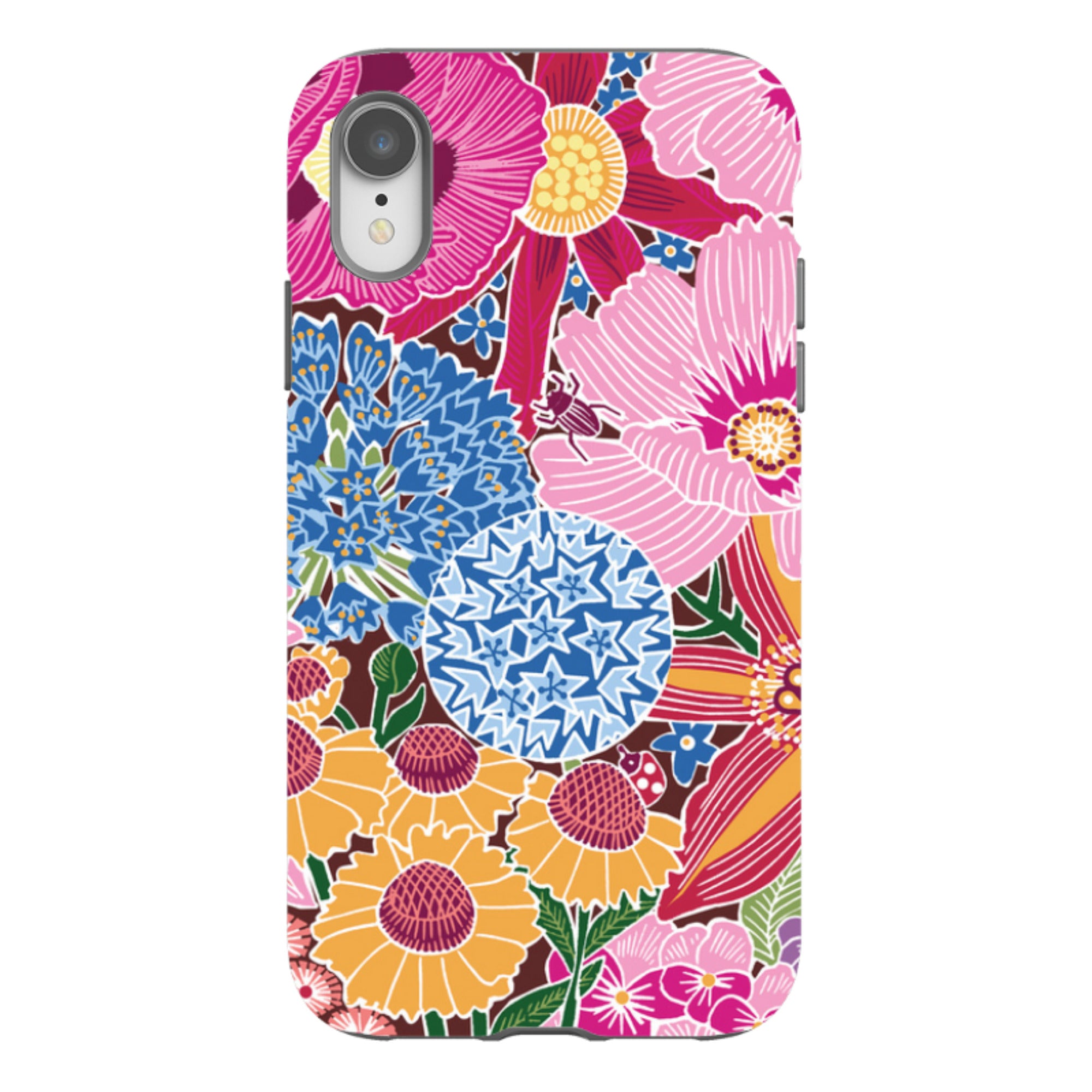 iPhone Tough Case - Jigsaw Floral 2 By Kate Heiss