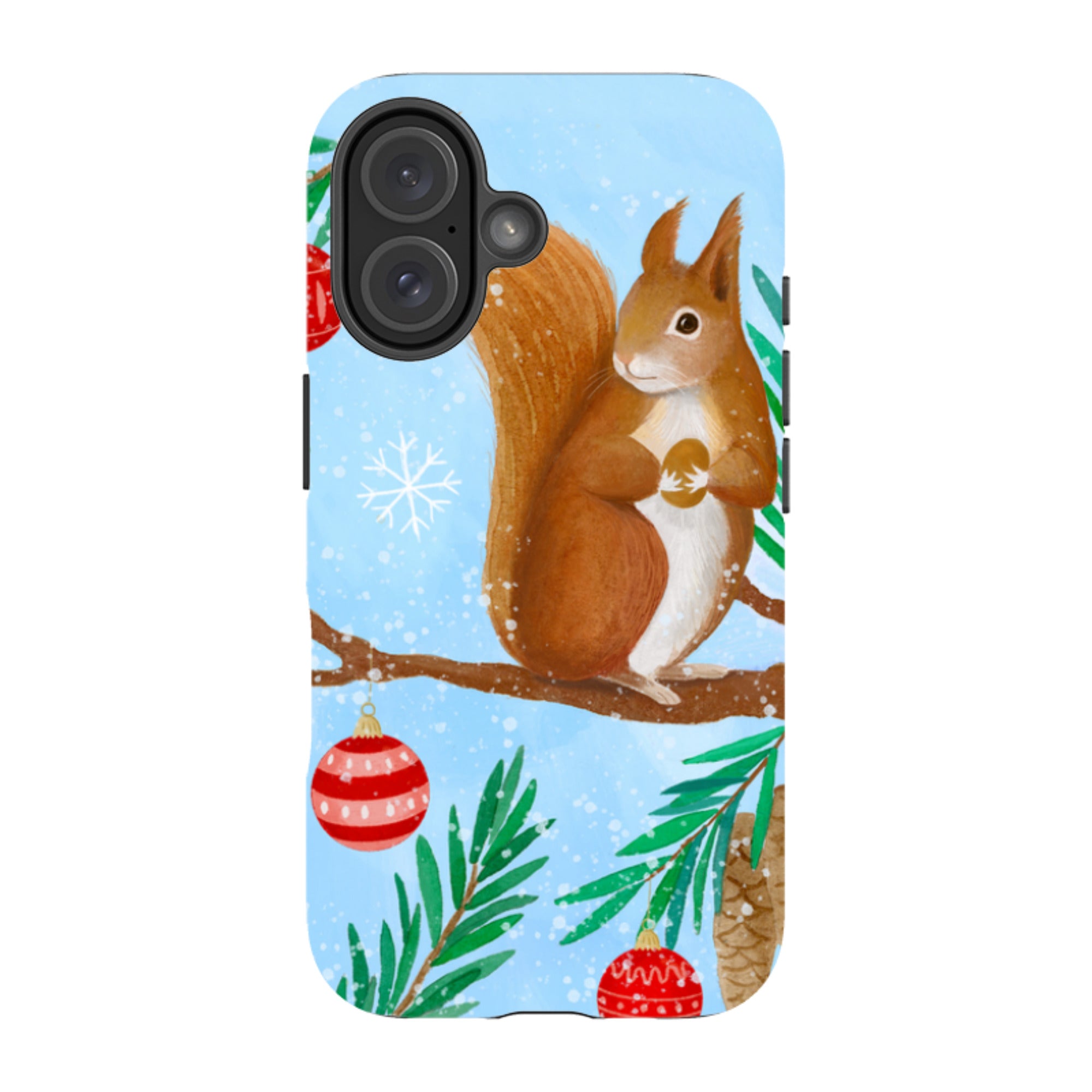 iPhone MagSafe Tough Case - Winter Squirrel By Bex Parkin