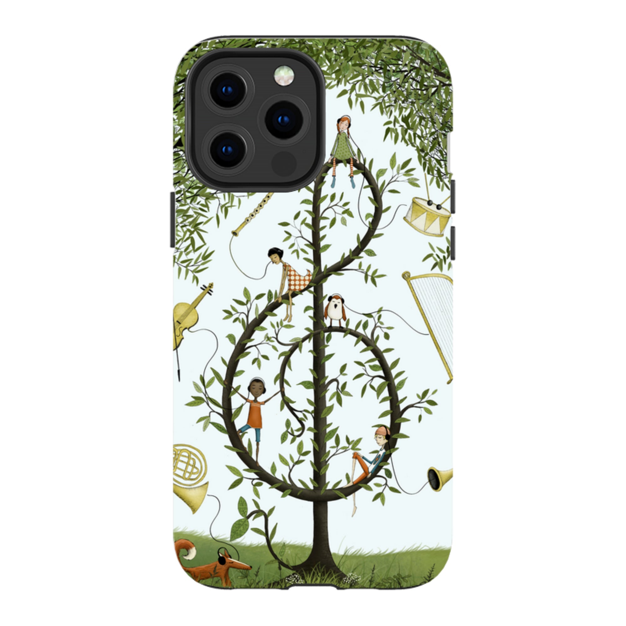 iPhone Tough Case - Music Tree By Maja Lindberg