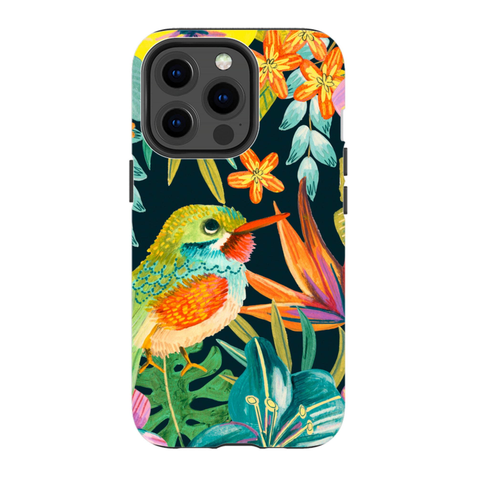 iPhone Tough Case - Tropical Bird By Caroline Bonne Muller