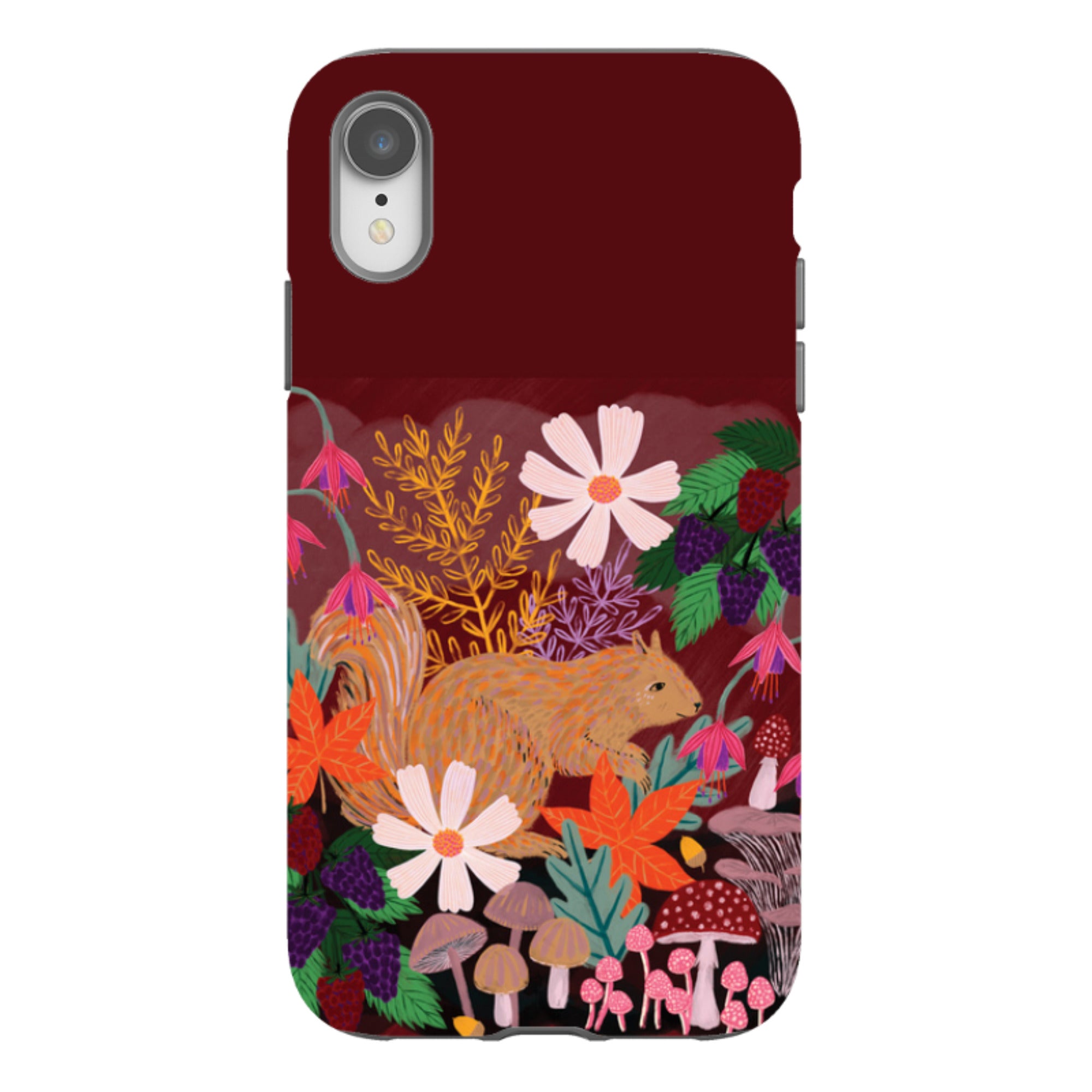 iPhone Tough Case - Autumn Squirrel By Lee Foster Wilson