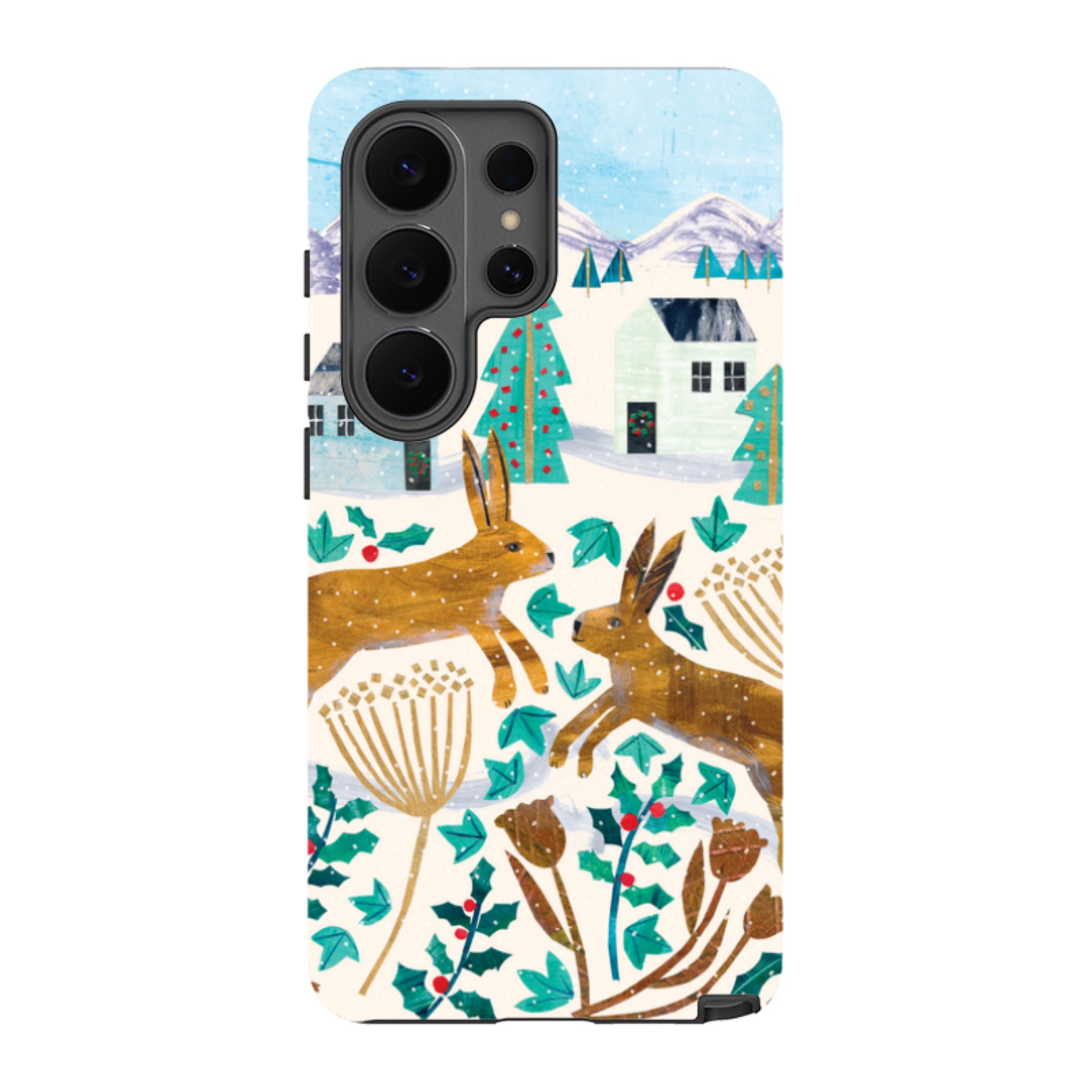 Samsung Tough Case - Xmas Hare By Tracey English