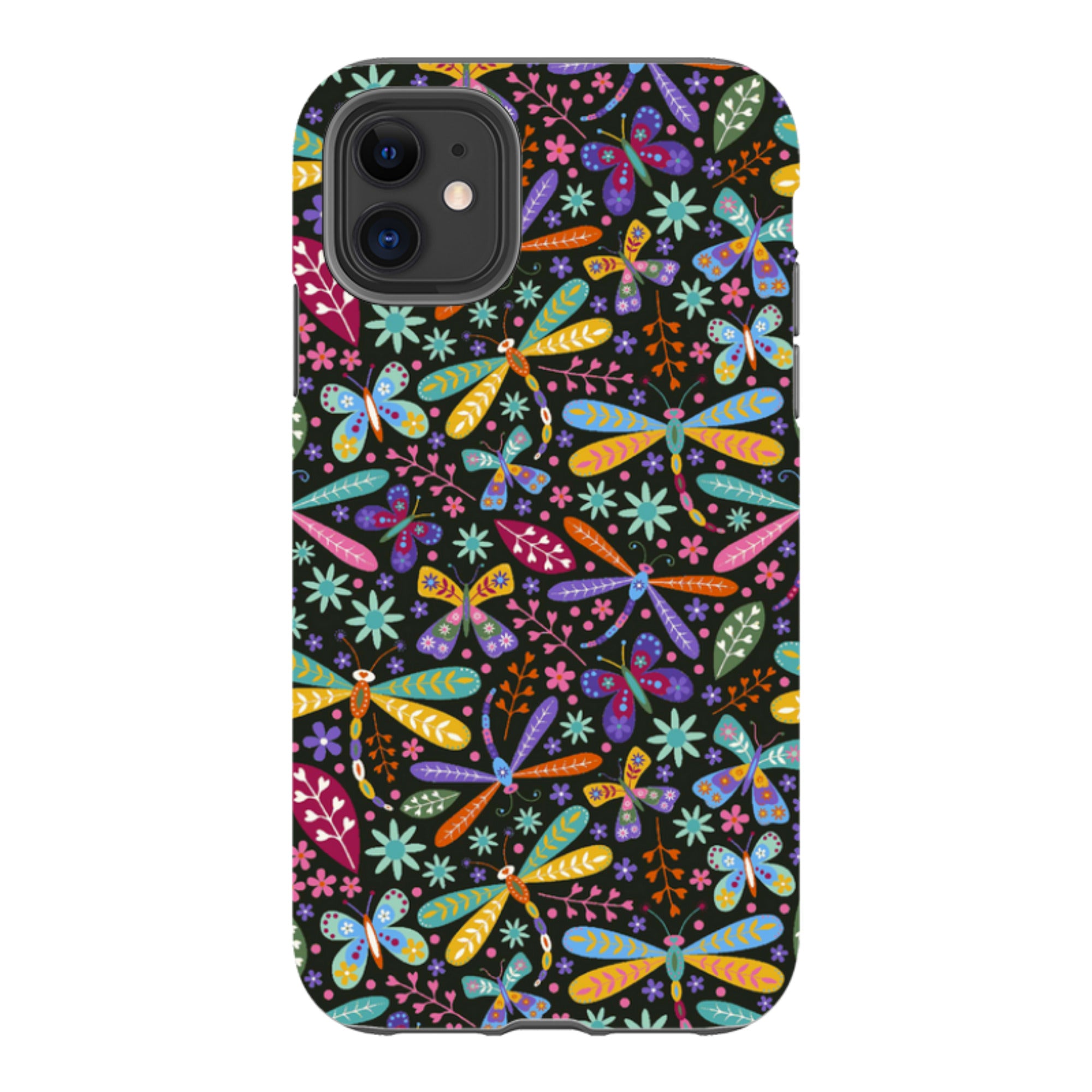 iPhone Tough Case - Dragonflies Multi By Suzy Taylor