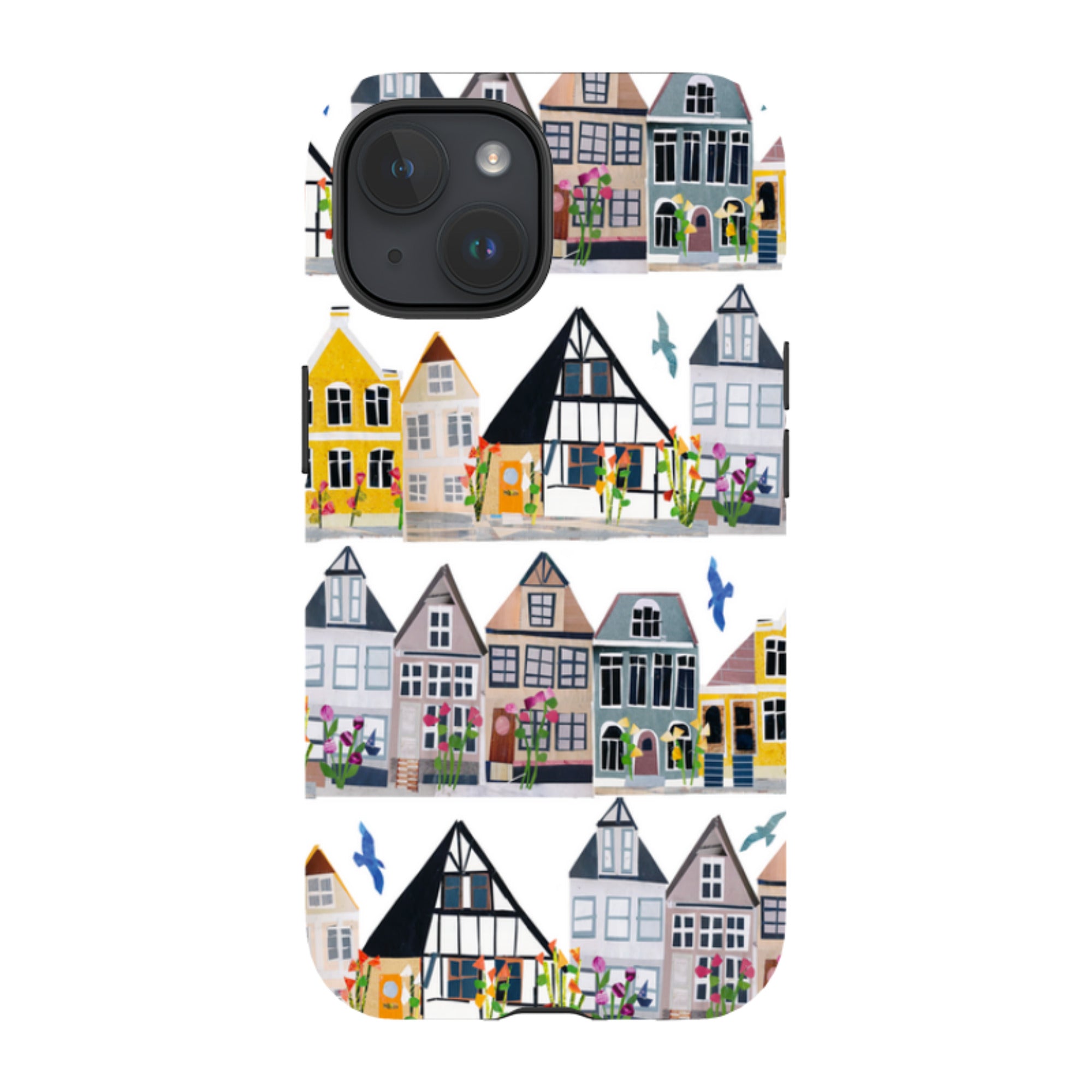 iPhone Tough Case - Danish Houses By Tracey English