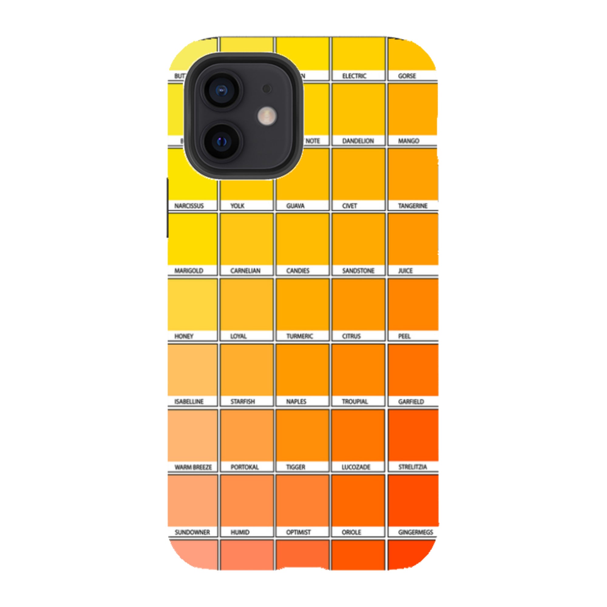 iPhone Tough Case - Yellow Chromology By Kitty Joseph