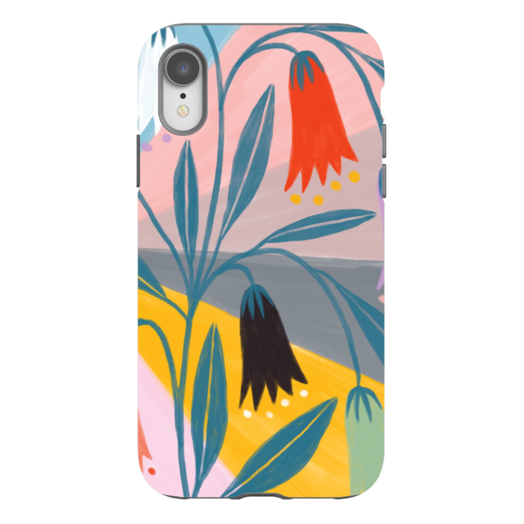 iPhone Tough Case - Bell Flowers By Lee Foster Wilson