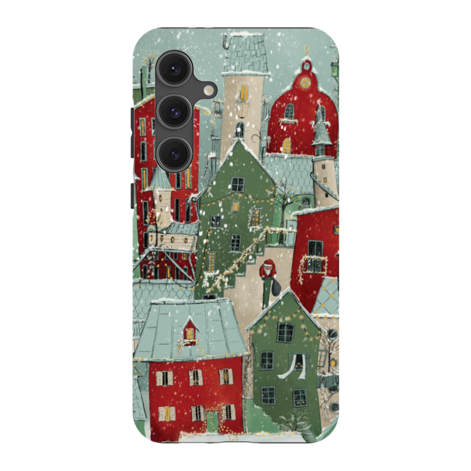 Samsung Tough Case - Citywinkles Red By Maja Lindberg