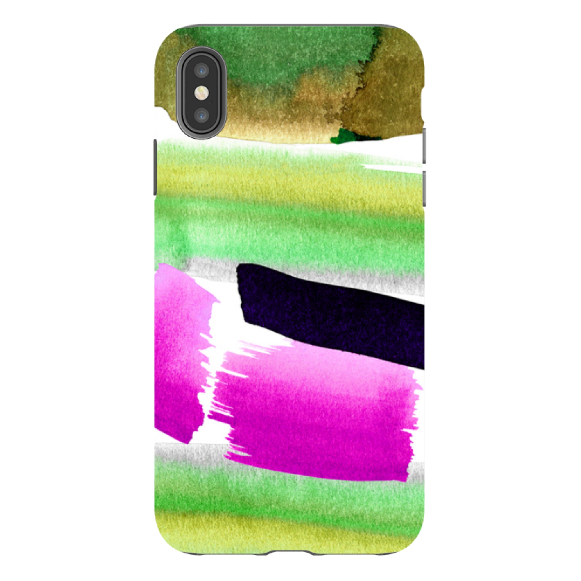 iPhone Tough Case - Garden Painting By Kitty Joseph