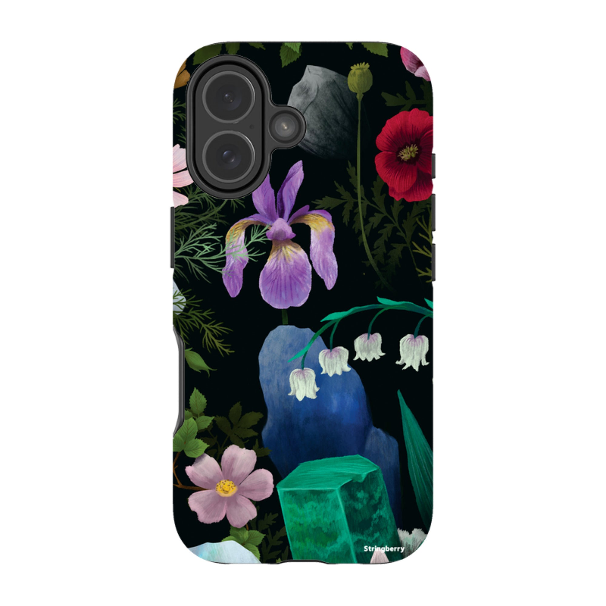 iPhone MagSafe Tough Case - Crystal Flowers II By Anna Stead