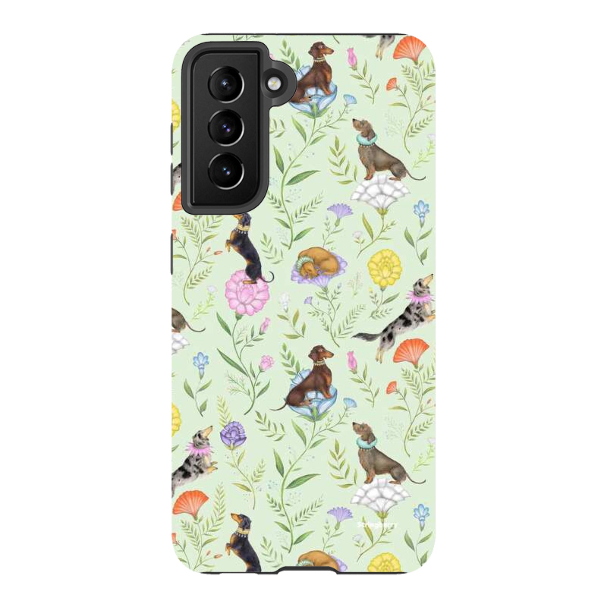 Samsung Tough Case - Doxy Day Afternoon Pistachio By Catherine Rowe