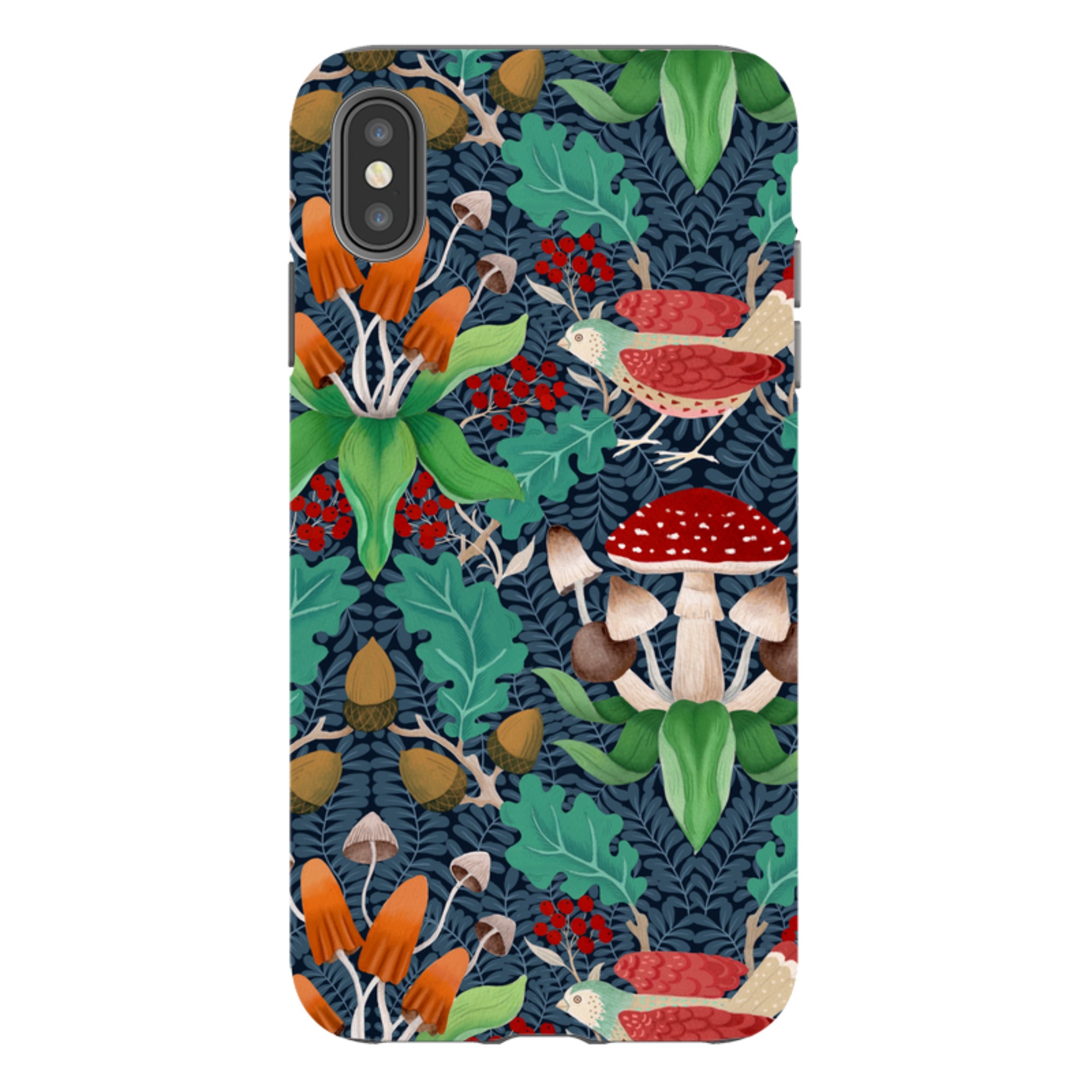 iPhone Tough Case - Mushrooms By Bex Parkin