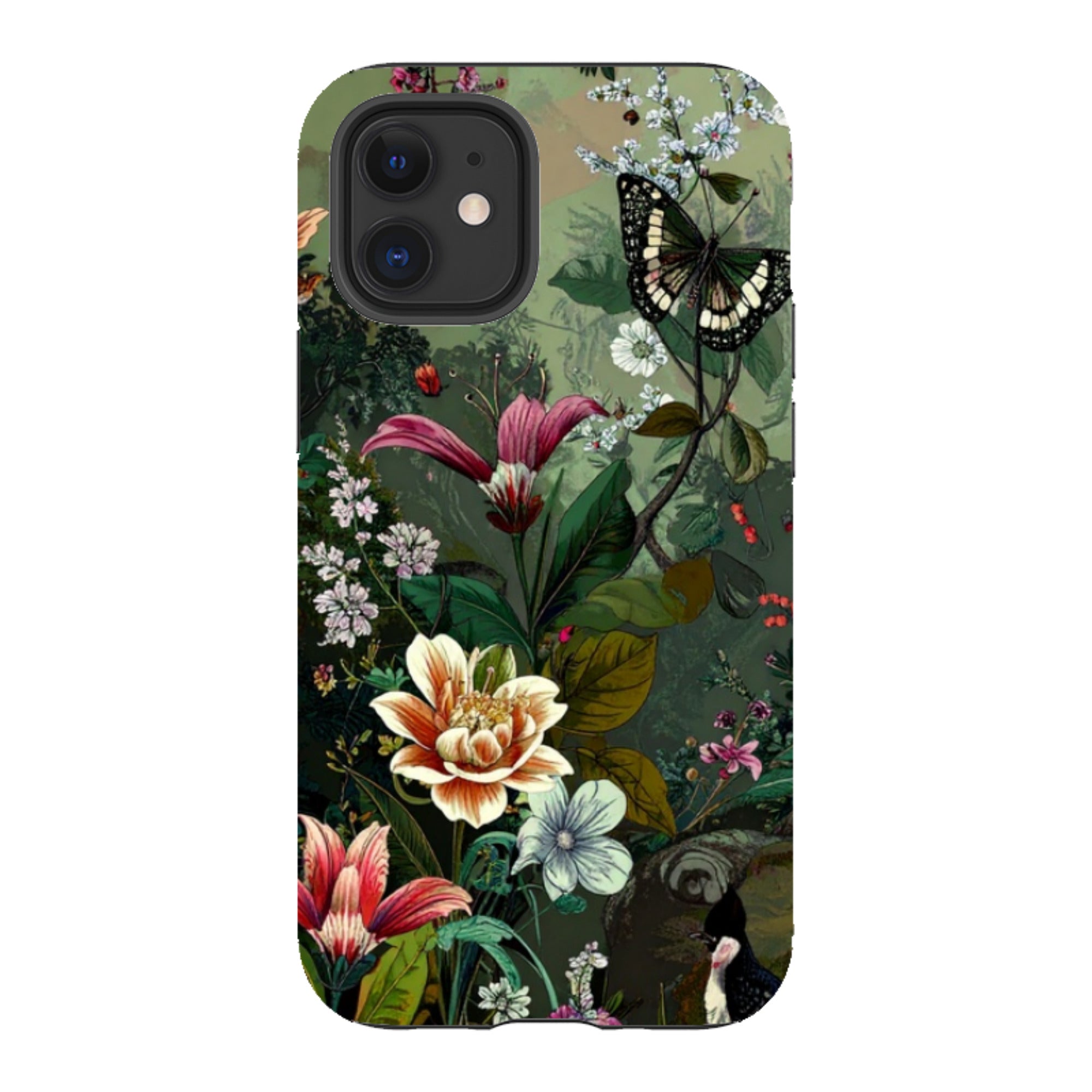 iPhone Tough Case - Green Vyne Butterfly