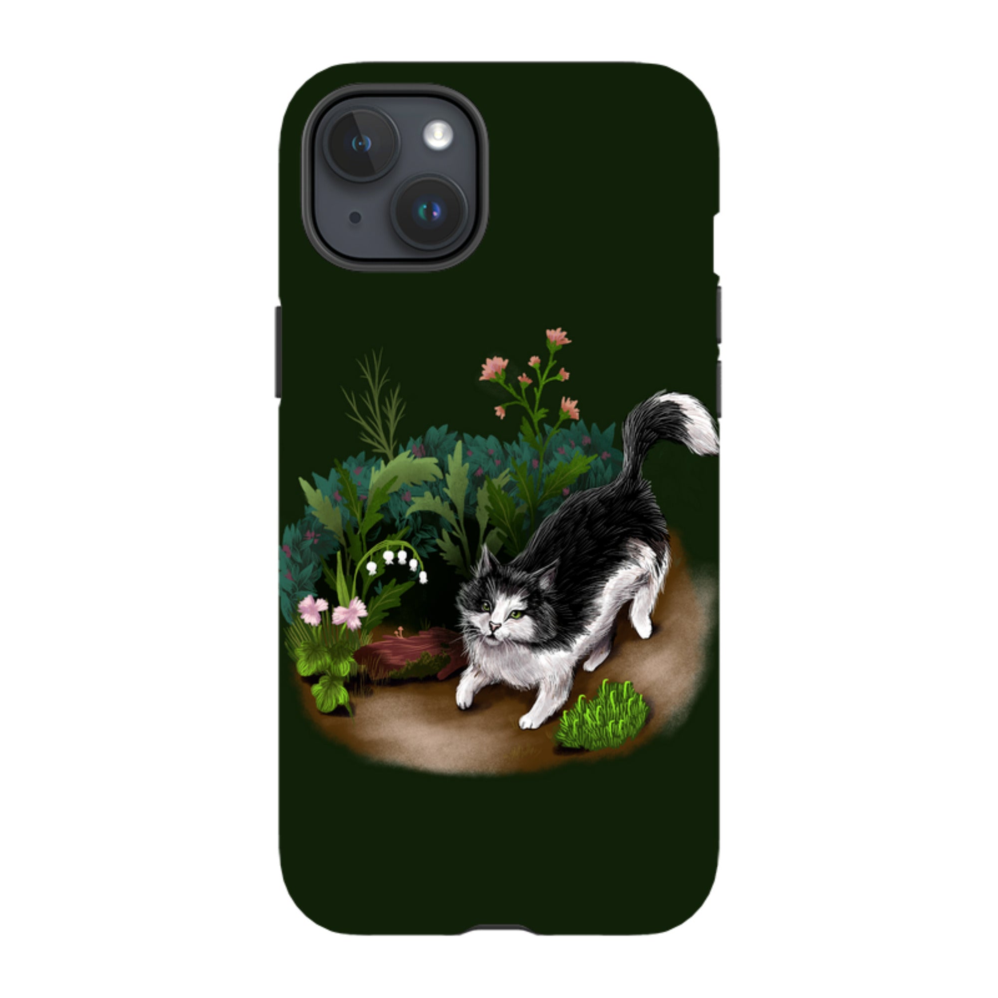iPhone MagSafe Tough Case -  Munchkin Cat By Anna Stead