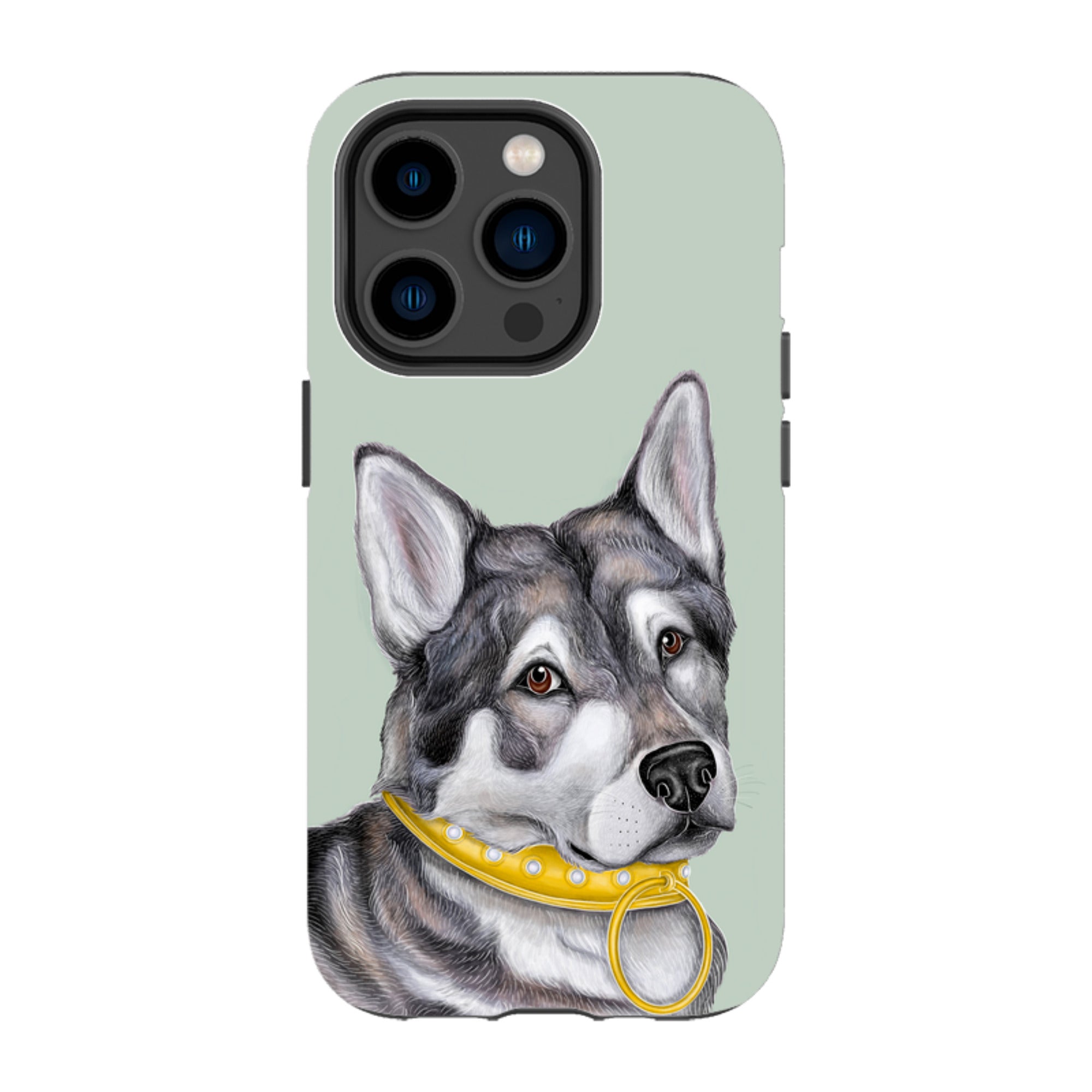 iPhone MagSafe Tough Case - Huskey By Catherine Rowe