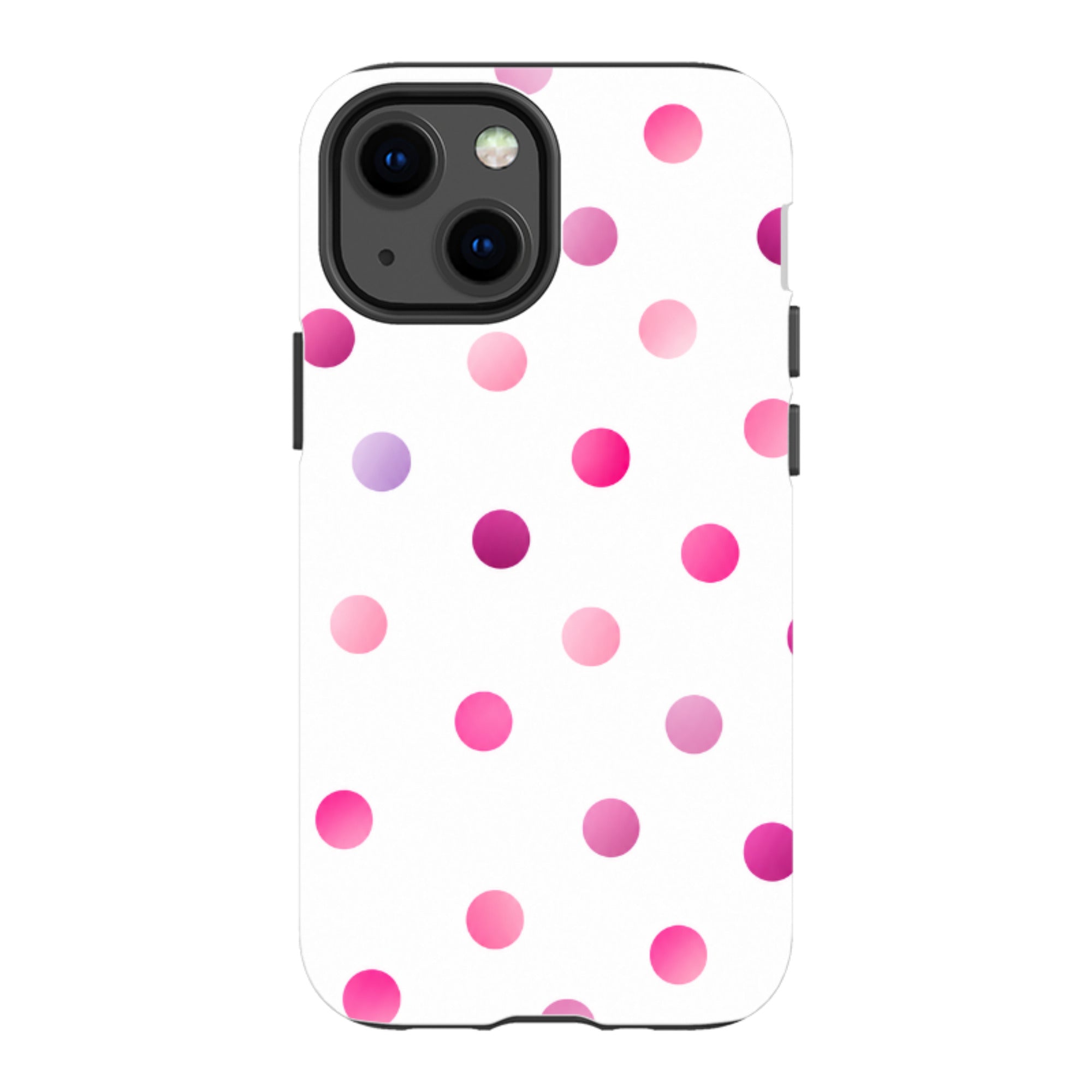 iPhone Tough Case - Pink Polka Dot