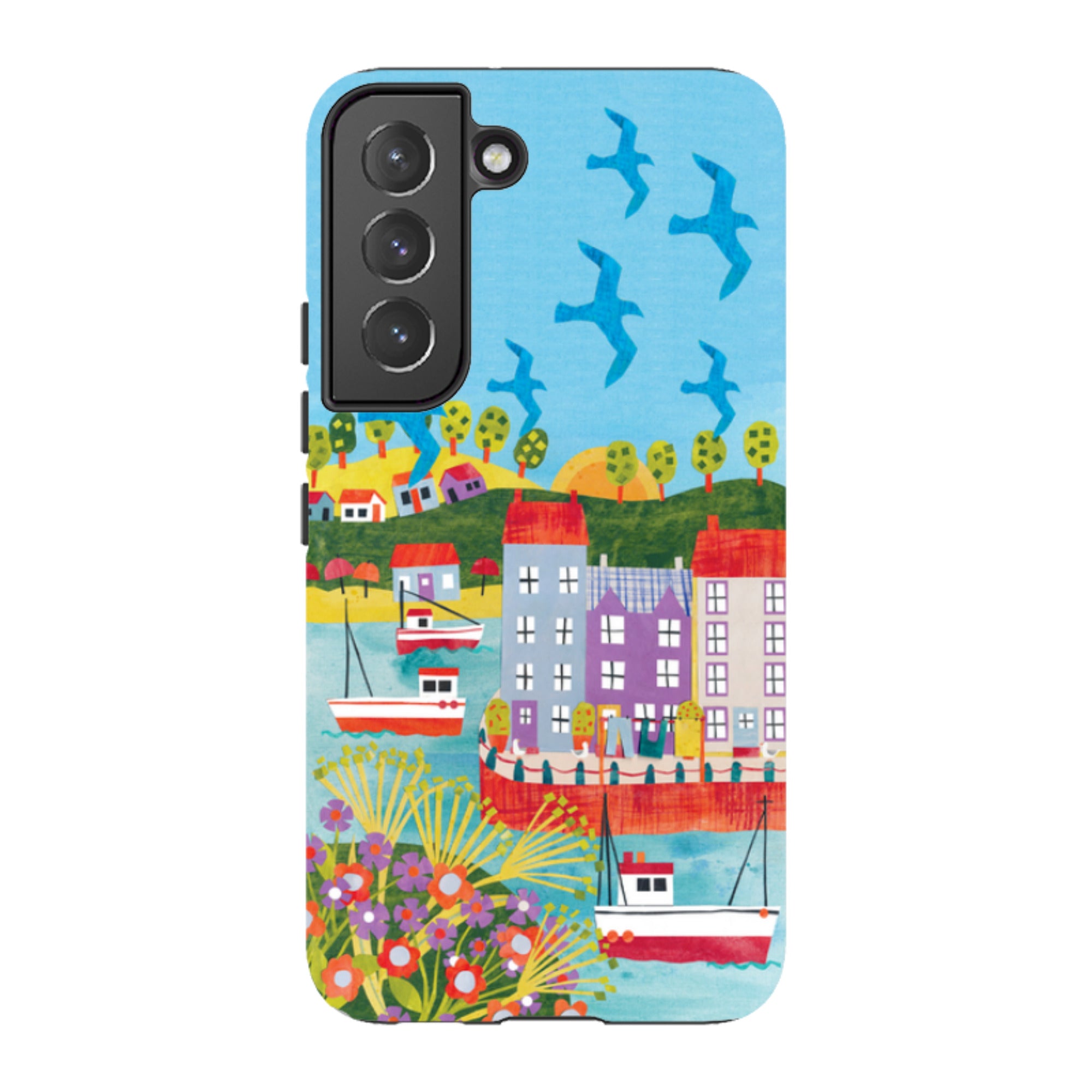 Samsung Tough  Case - Harbour Side By Tracey English
