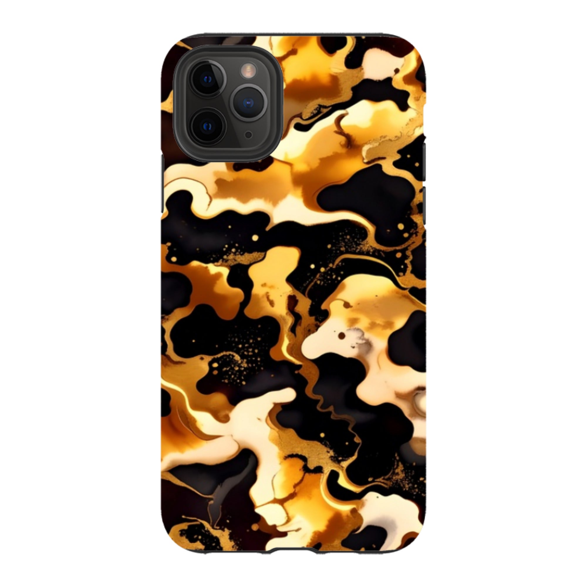 iPhone Tough Case - Fire Marble