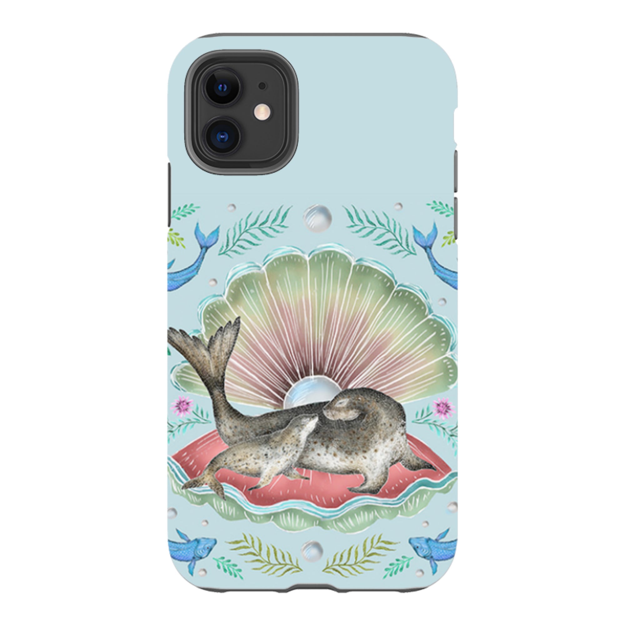 iPhone Tough Case - Seals In Shell By Catherine Rowe