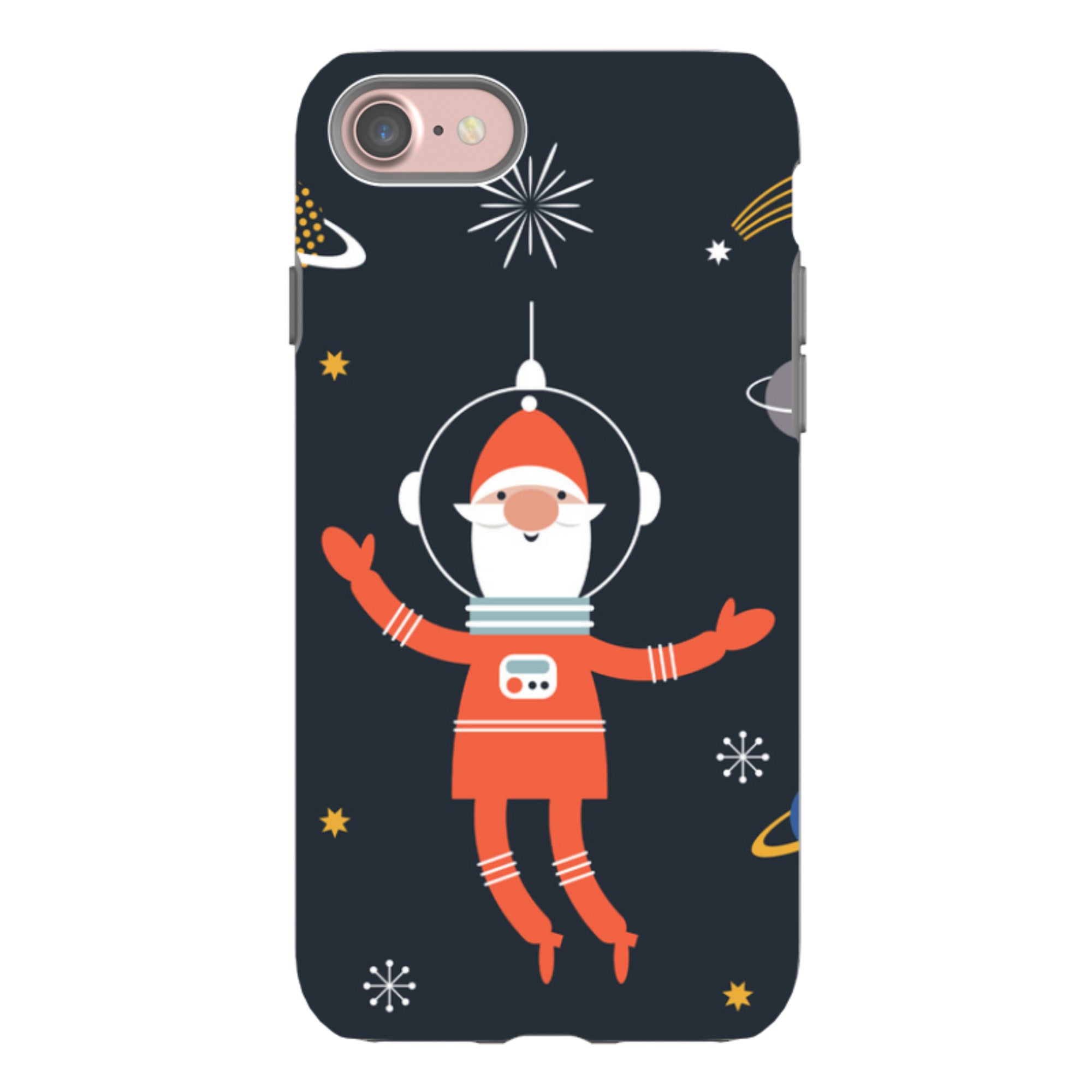 iPhone Tough Case - Cosmic Santa