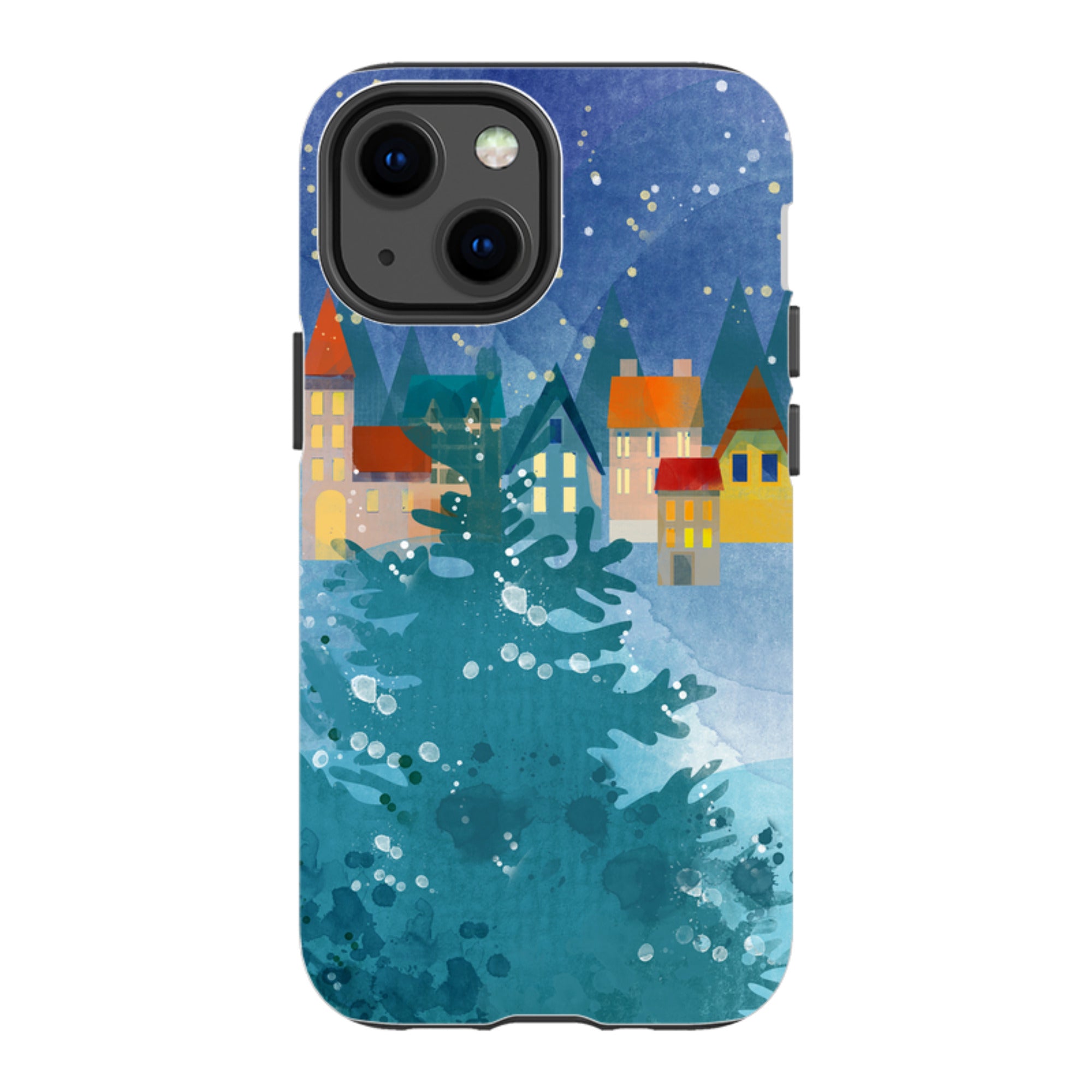 iPhone Tough Case - Winter Town