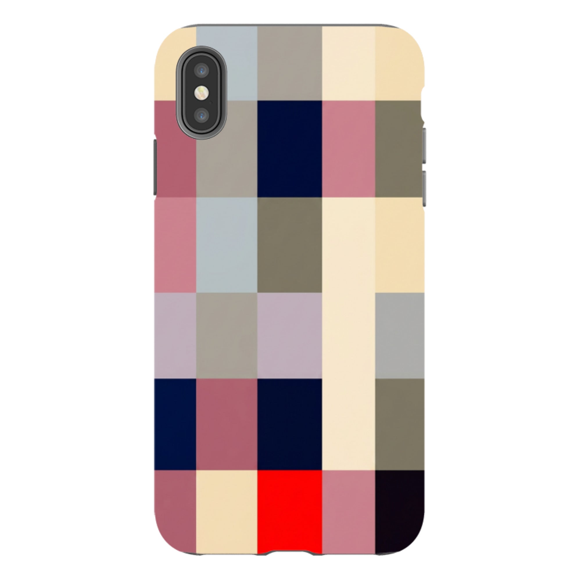 iPhone Tough Case - Retro Plaid