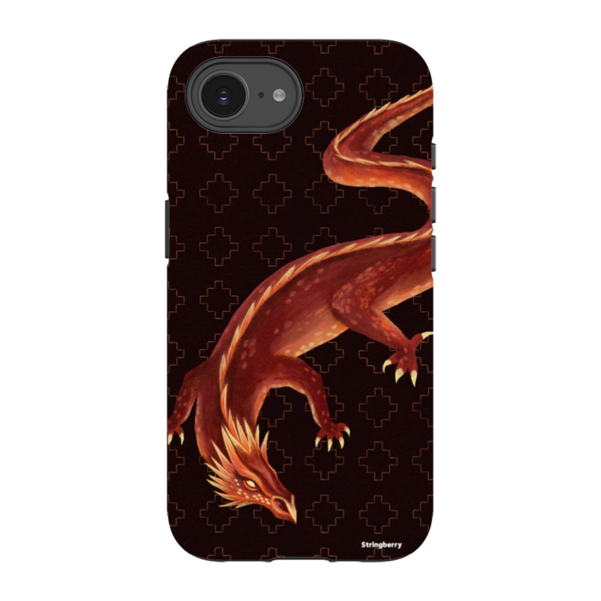 iPhone Tough Case - Beowulf Dragon By Anna Stead