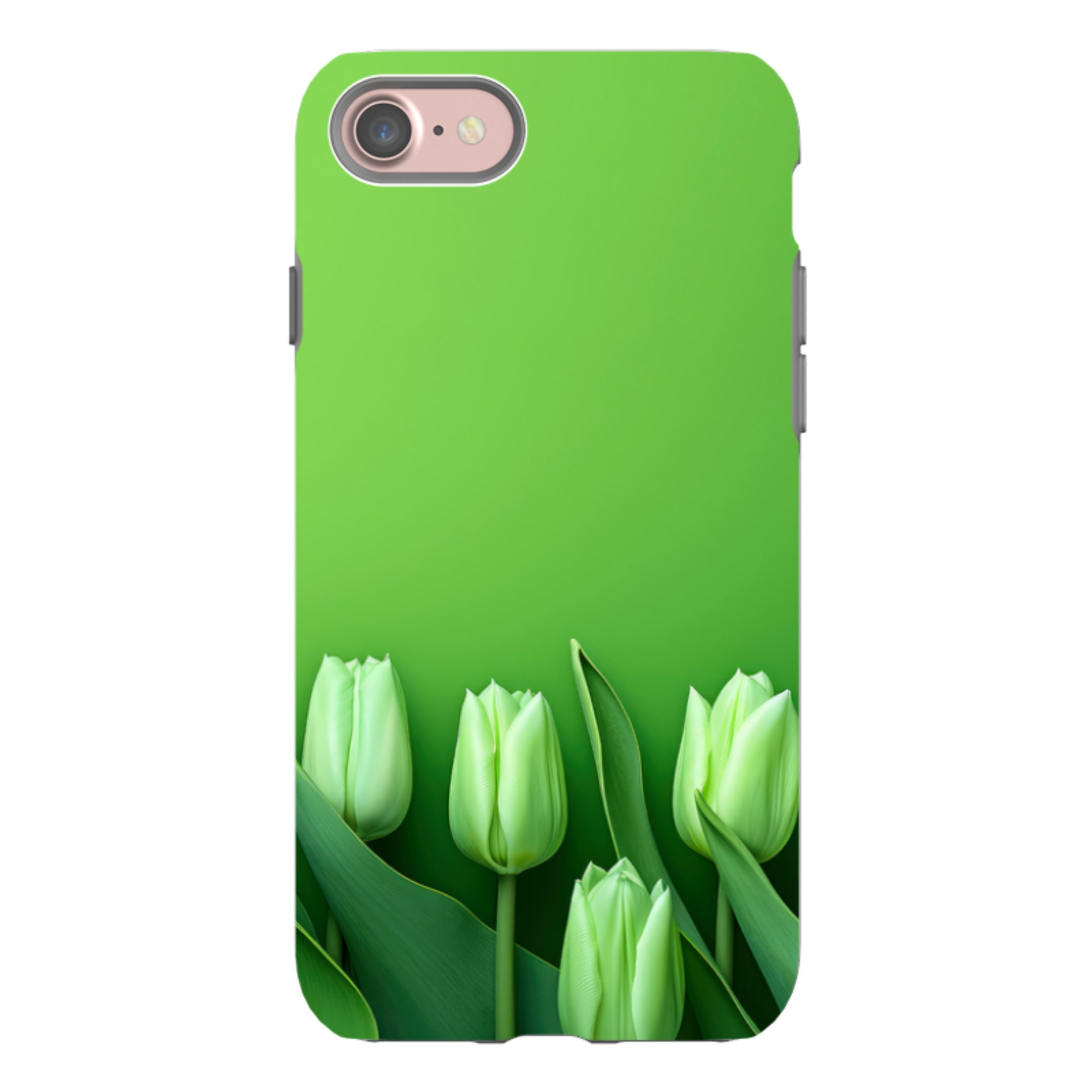 iPhone Tough Case -Green Floral