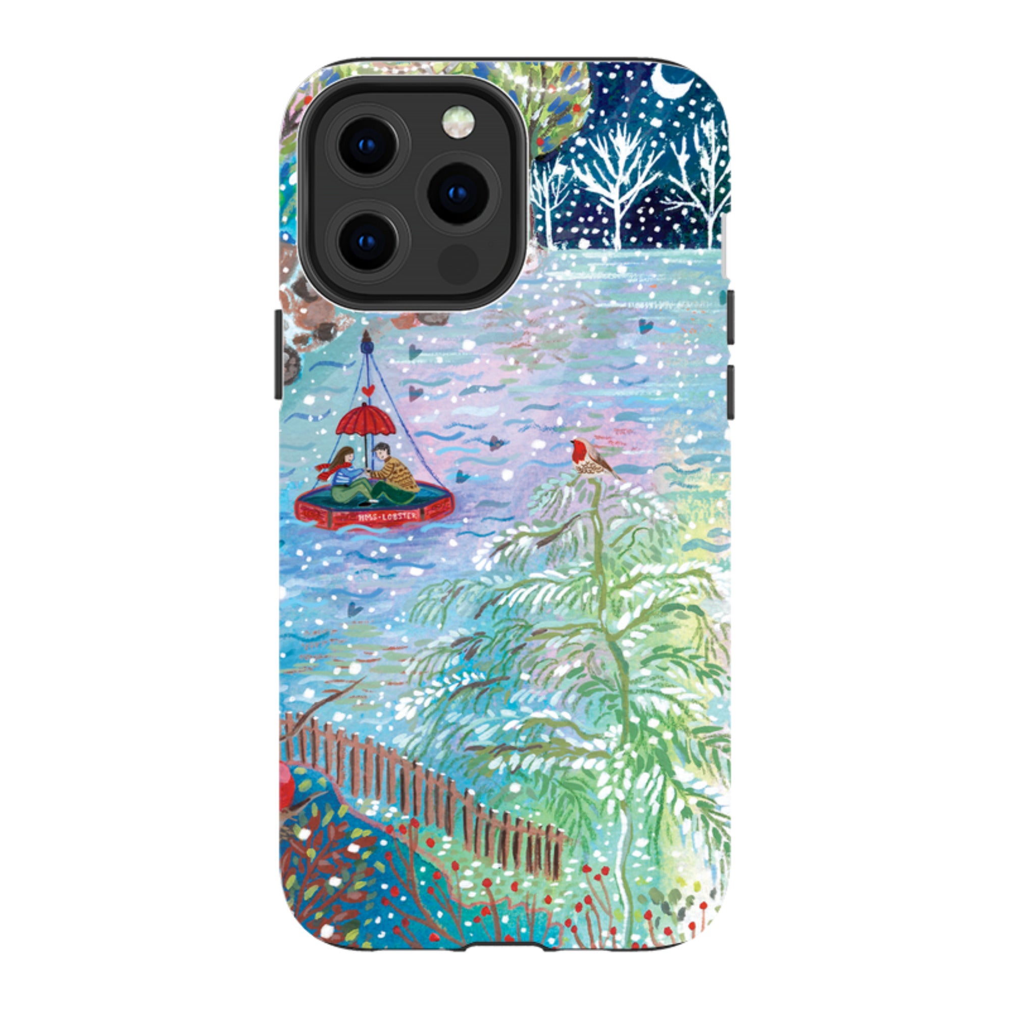 iPhone MagSafe Tough Case - A Wee Winter Harbour By Emma Frances Grant