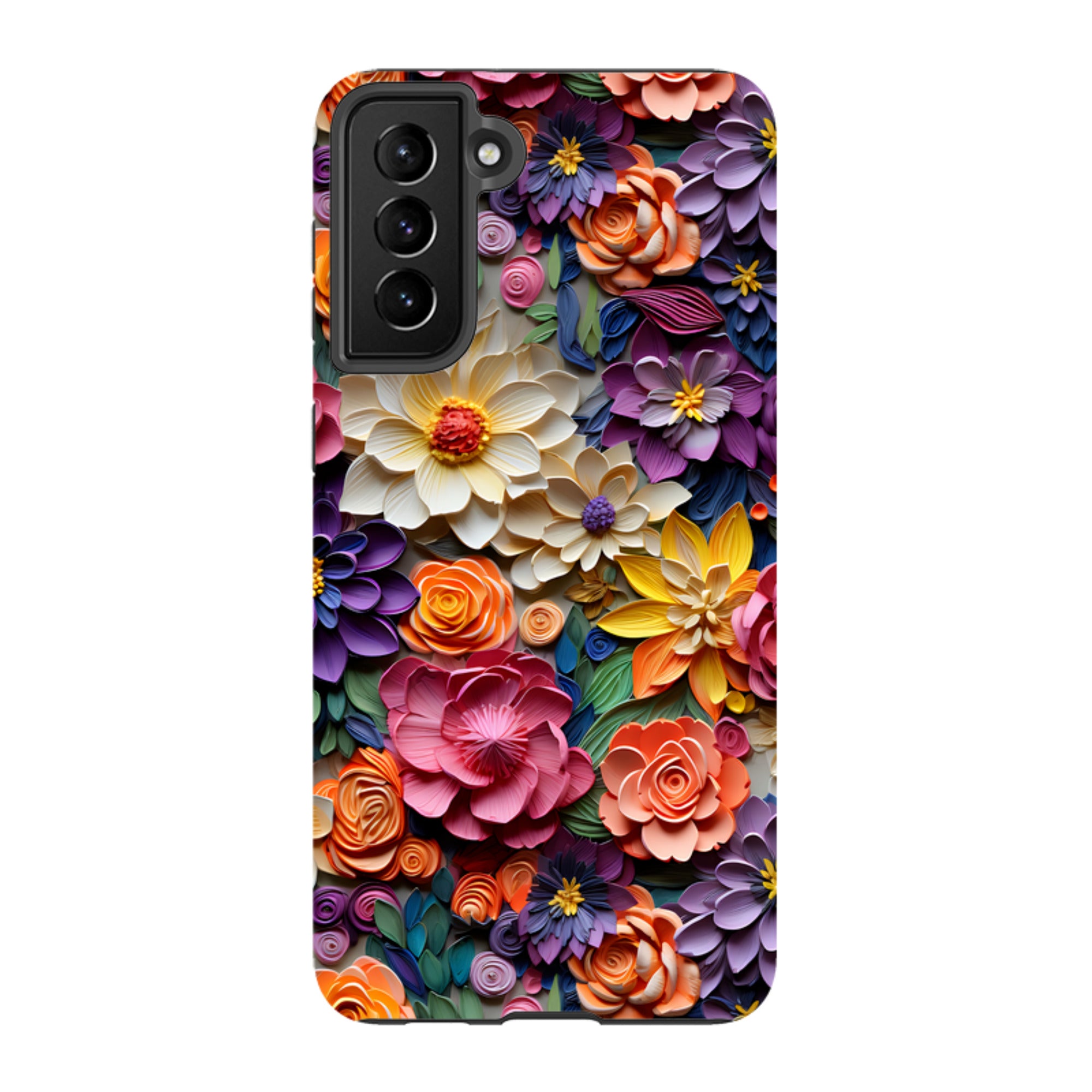 Samsung Tough Case - Violet Floral