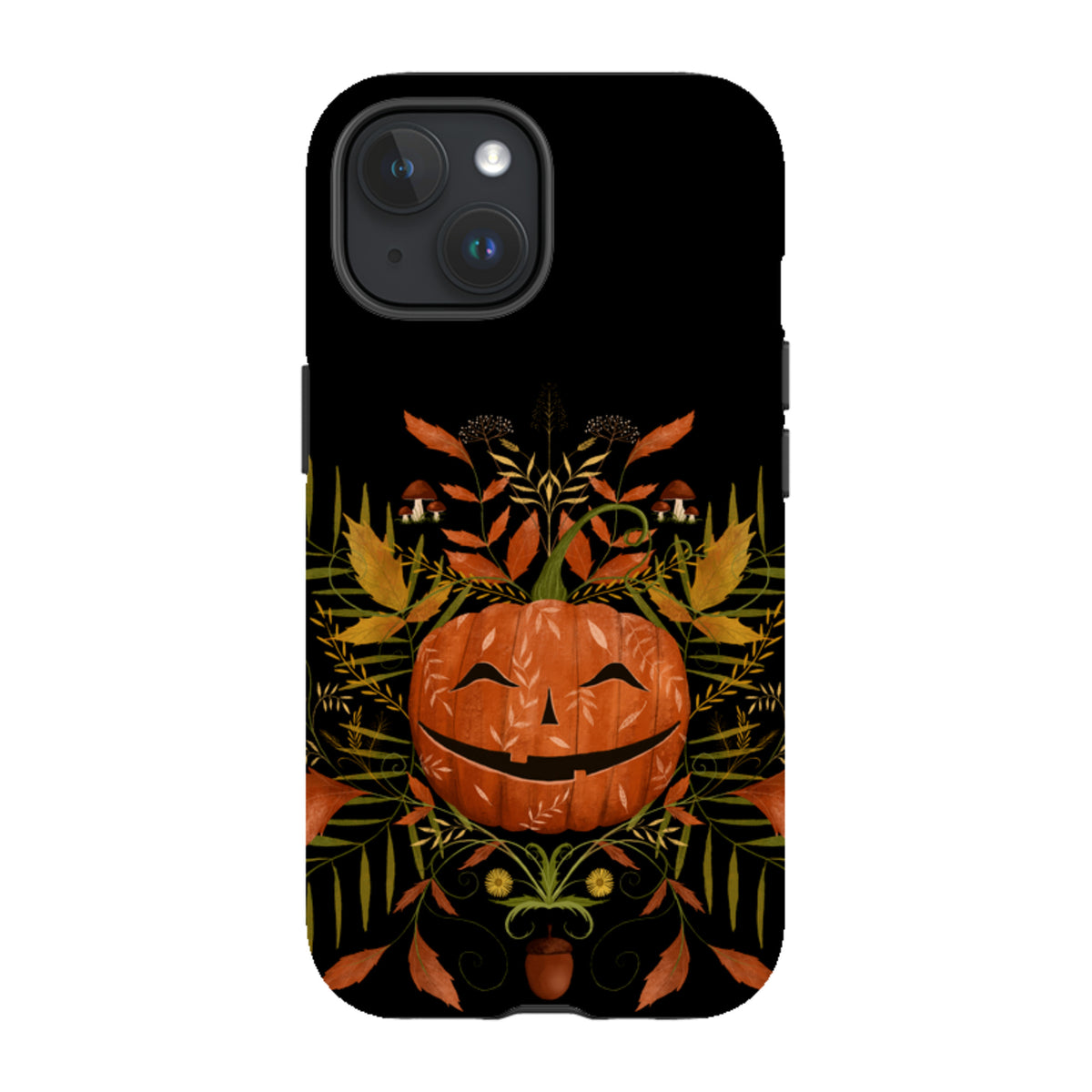 iPhone MagSafe Tough Case - Happy Pumpkin By Maja Lindberg