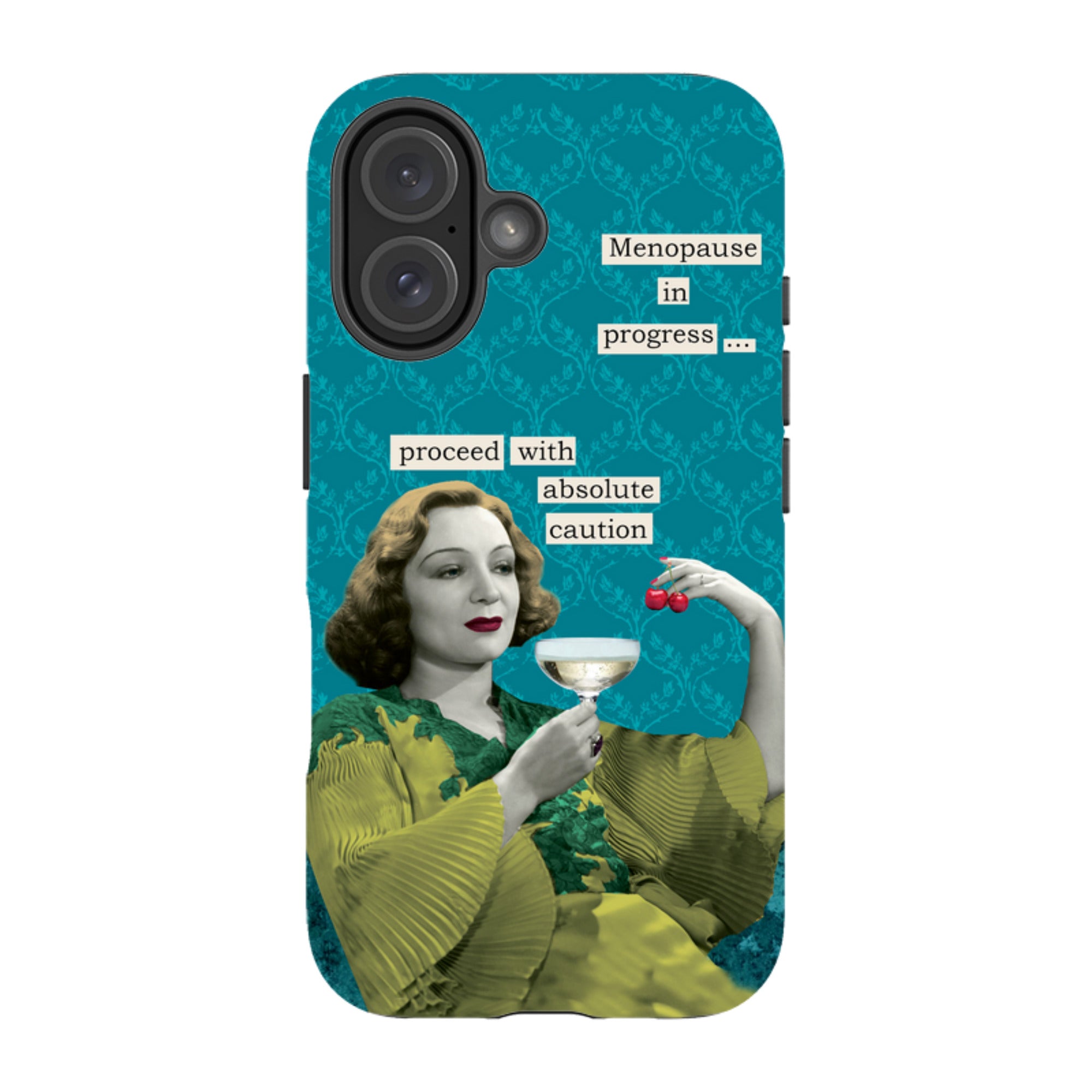iPhone Tough Case - Menopause In Progress By Clare Jordan