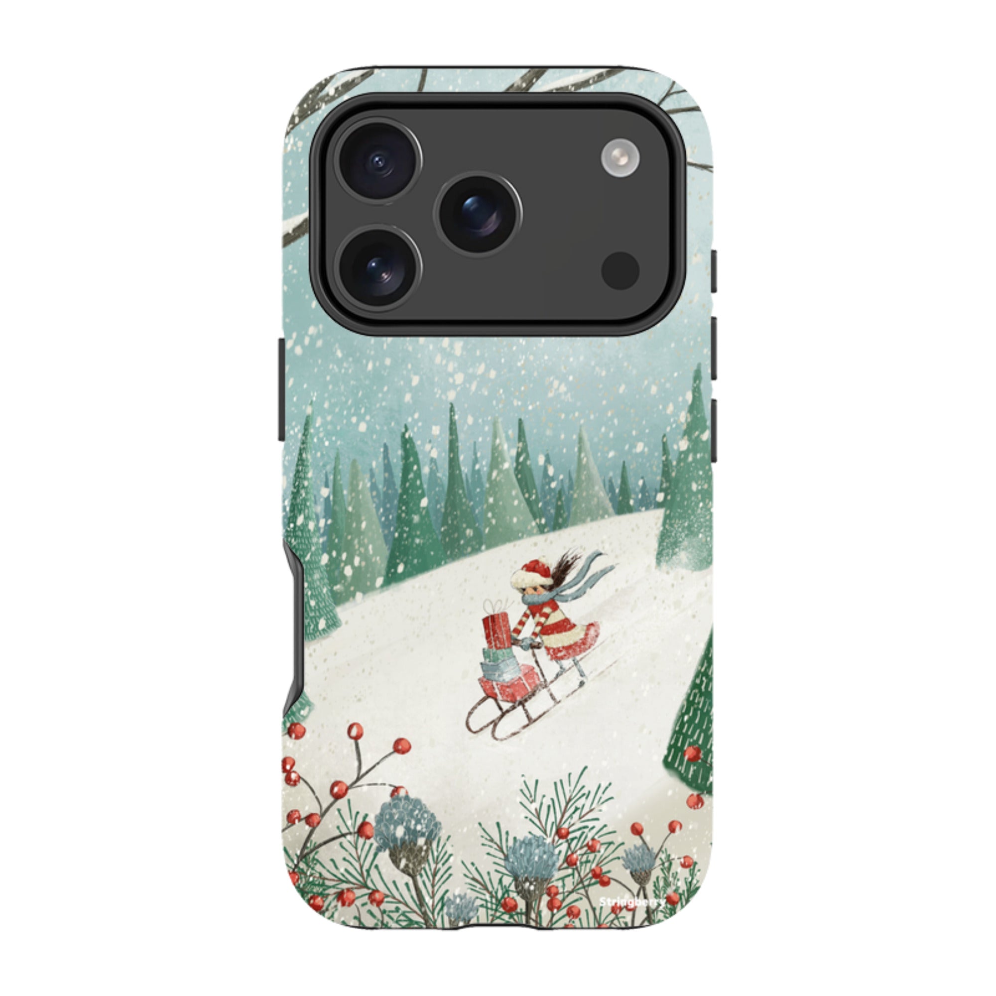 iPhone MagSafe Tough Case - Sleigh Delivery By Maja Lindberg