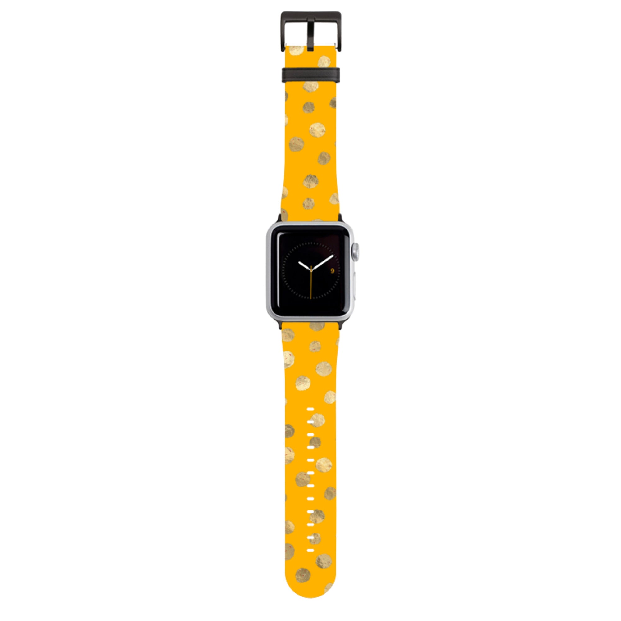 Honey and Gold Dots Apple Watch Strap