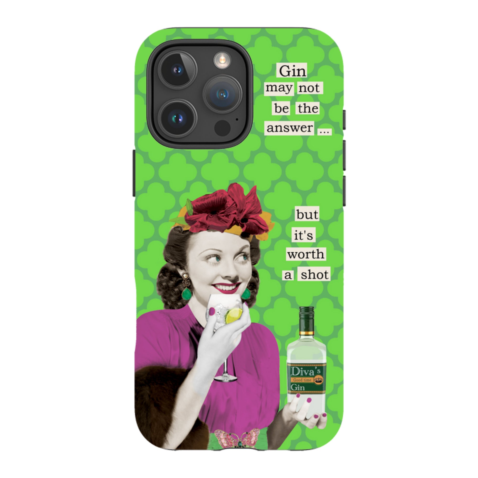 iPhone Tough Case - Gin By Clare Jordan