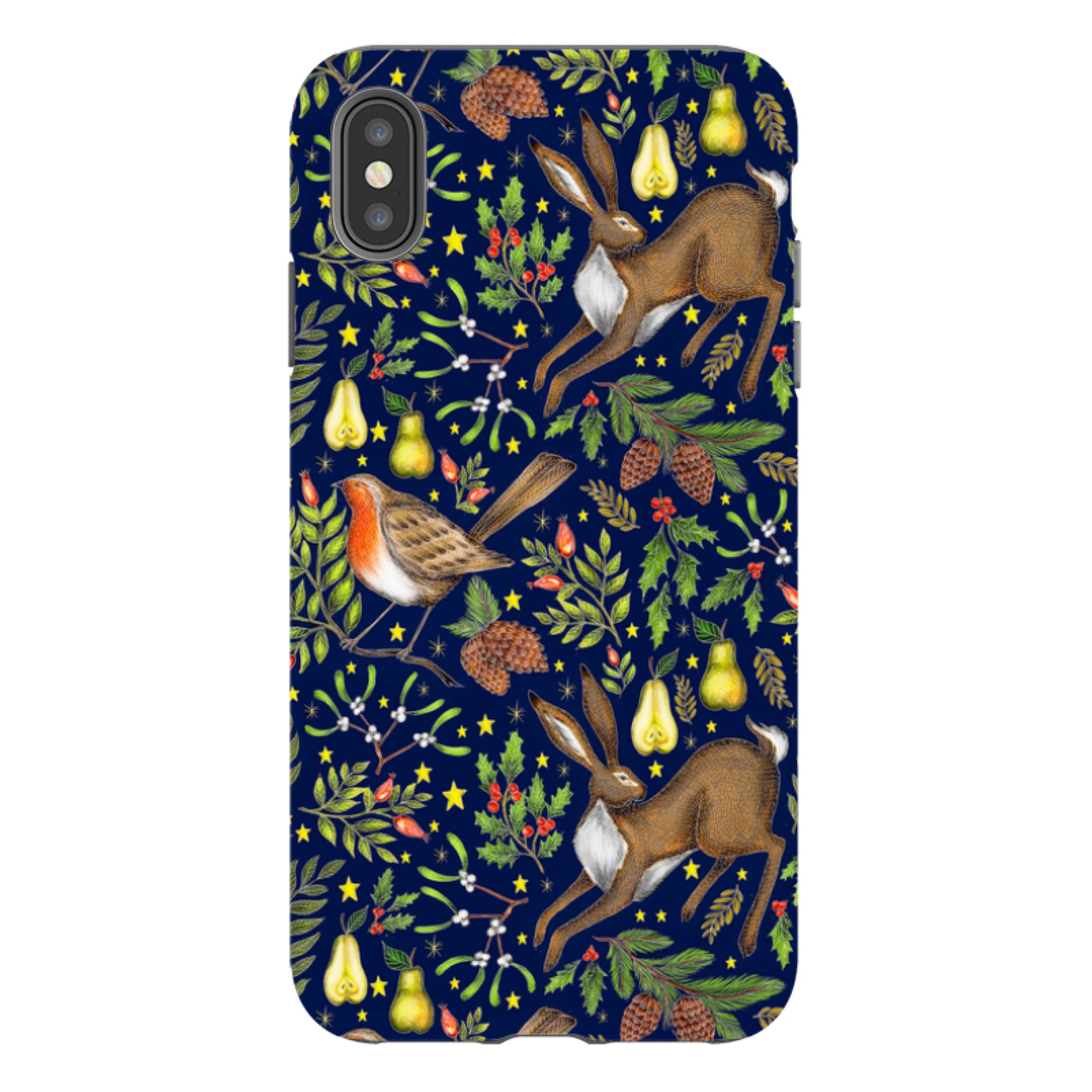 iPhone Tough Case - Christmas Garden By Catherine Rowe