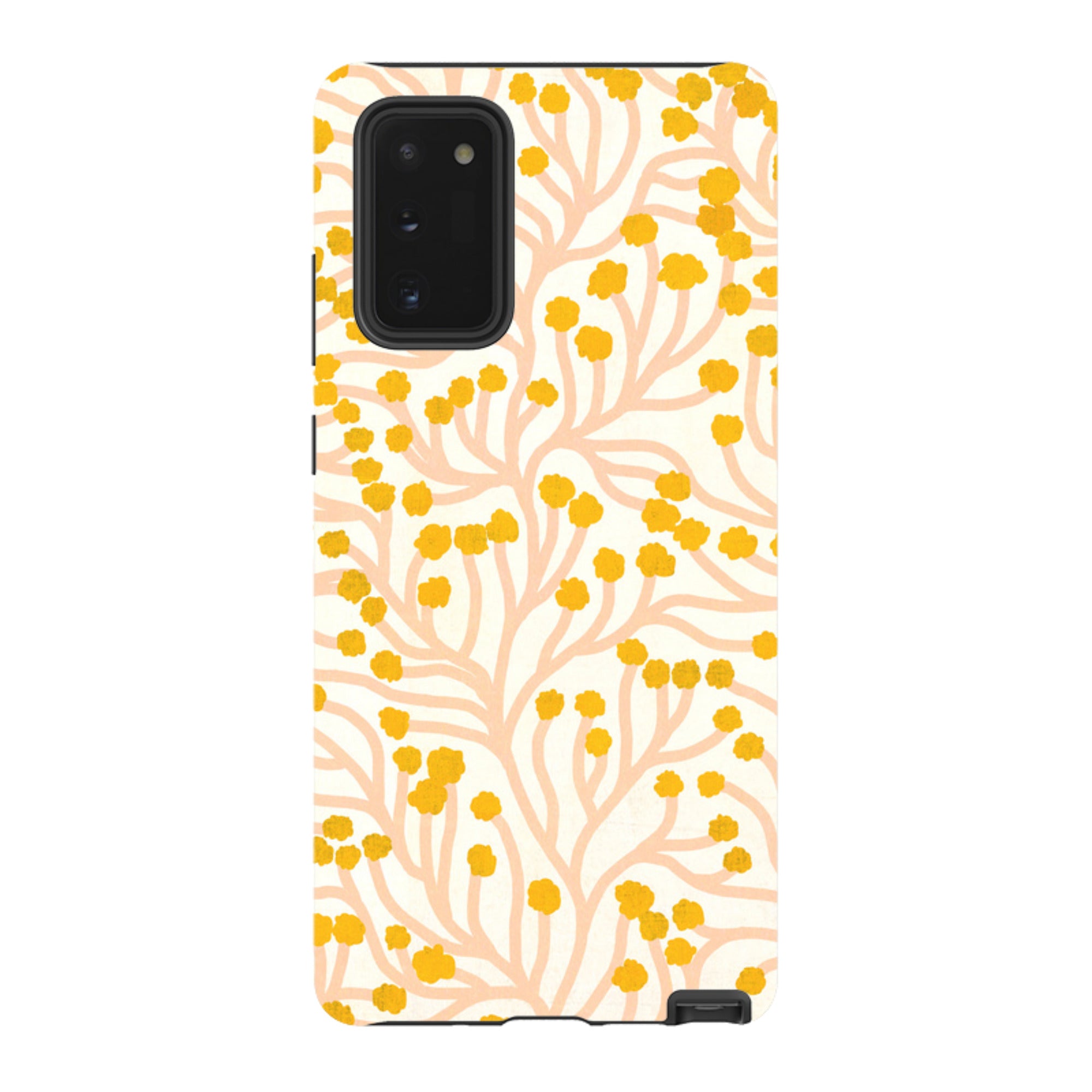 Samsung Tough Case - Vine Pink and Ochre By Katherine Quinn